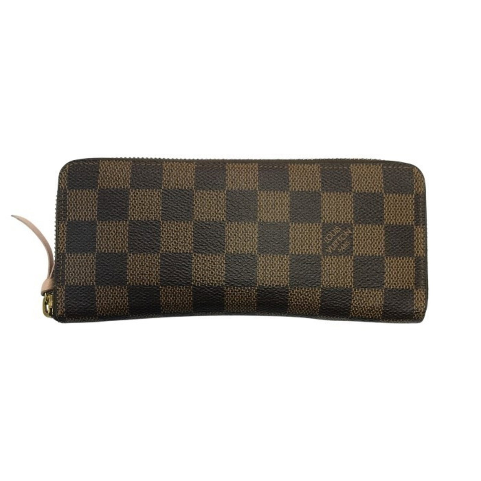 Louis Vuitton Bi Fold Wallet: Louis Vuitton Bi Fold Wallet Brown, Damier Canvas, Ebene, Galle, Pink, Rose Ballerine Louis Vuitton Bi Fold Wallet - A classic long wallet with a timeless design. Traces of usage and minor scratches c