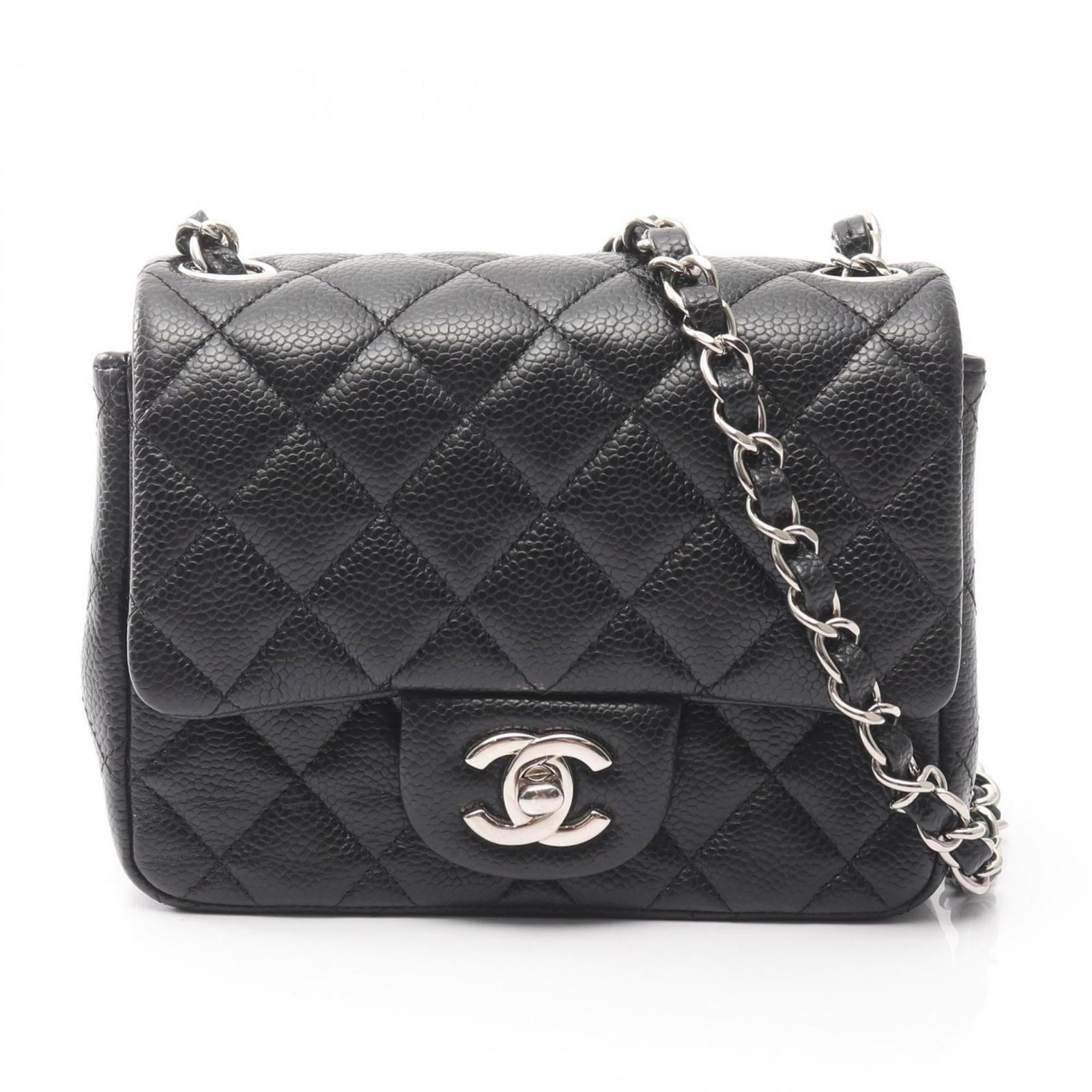 Shoulder bag leather Chanel: Shoulder bag leather Chanel Black leather Chanel shoulder bag with silver hardware, featuring a classic design and timeless elegance. Made from high-quality calfskin, the bag has a sleek 13cm x 17cm x