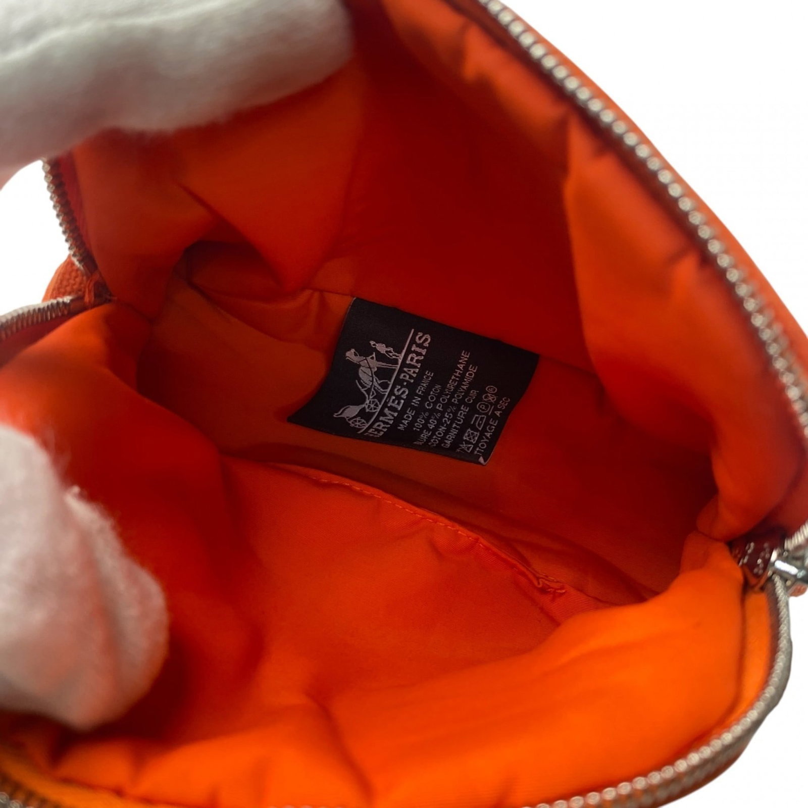 Canvas pouch by Hermes - 6