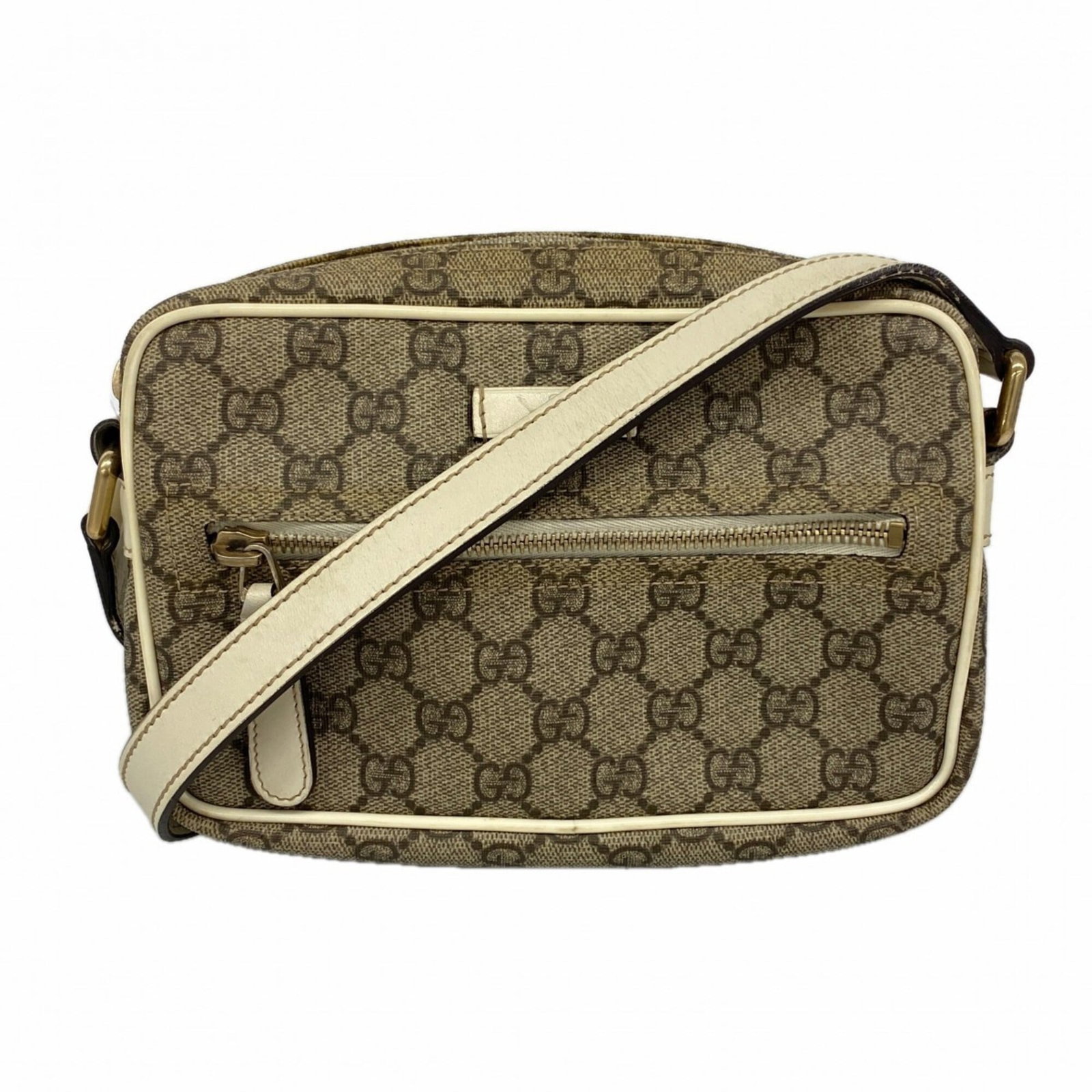 Gucci Pvc Bag Shoulder: Gucci Pvc Bag Shoulder Gucci Pvc Bag Shoulder - A Timeless Classic. This Gucci shoulder bag features a sleek PVC material, champagne gold hardware, and a versatile beige, brown, or white color option.