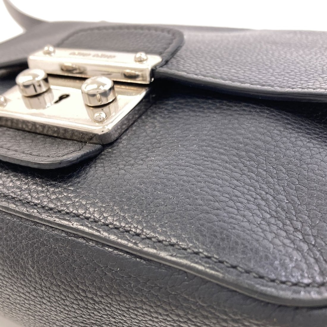 Long leather bag shoulder Miumiu - 18
