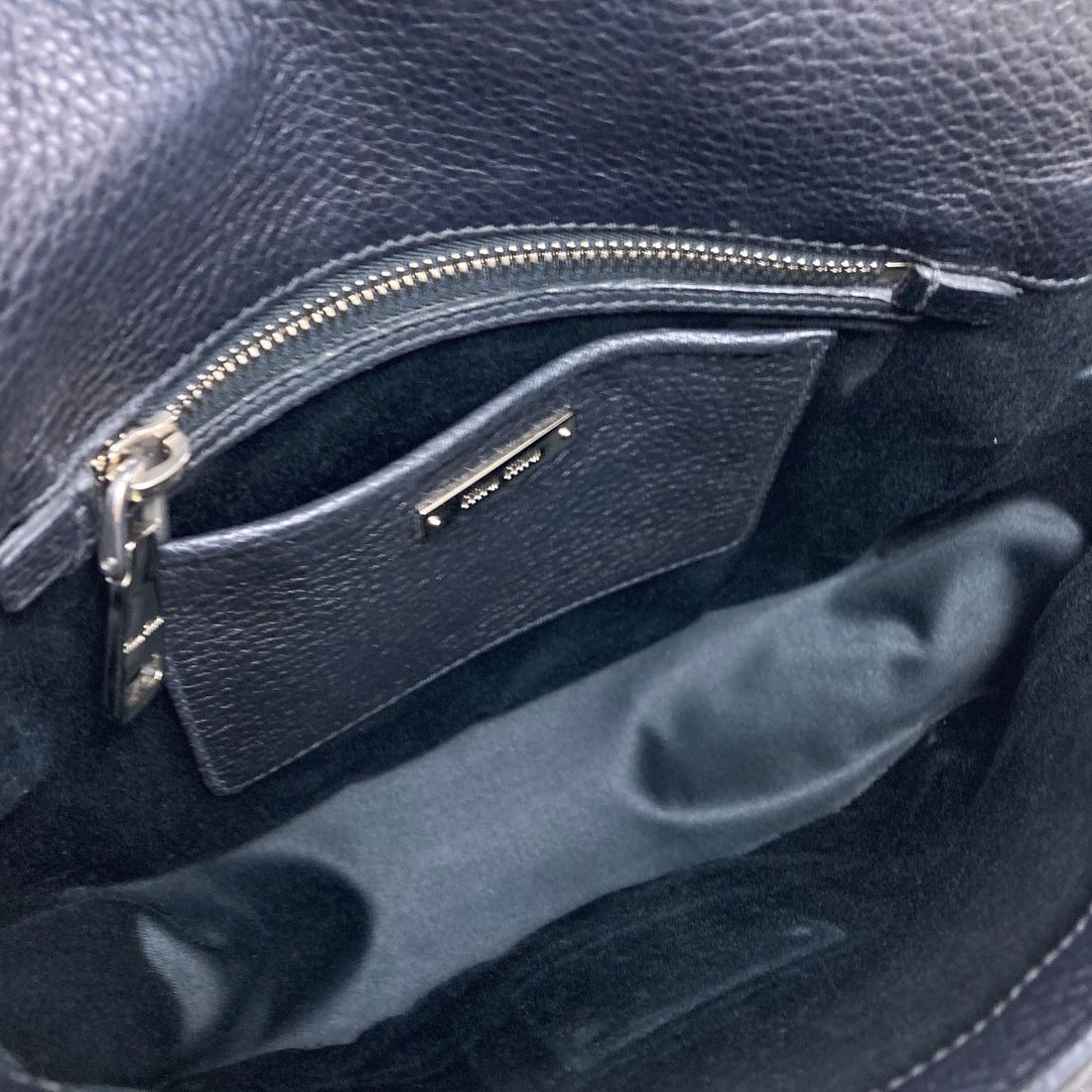 Long leather bag shoulder Miumiu - 5