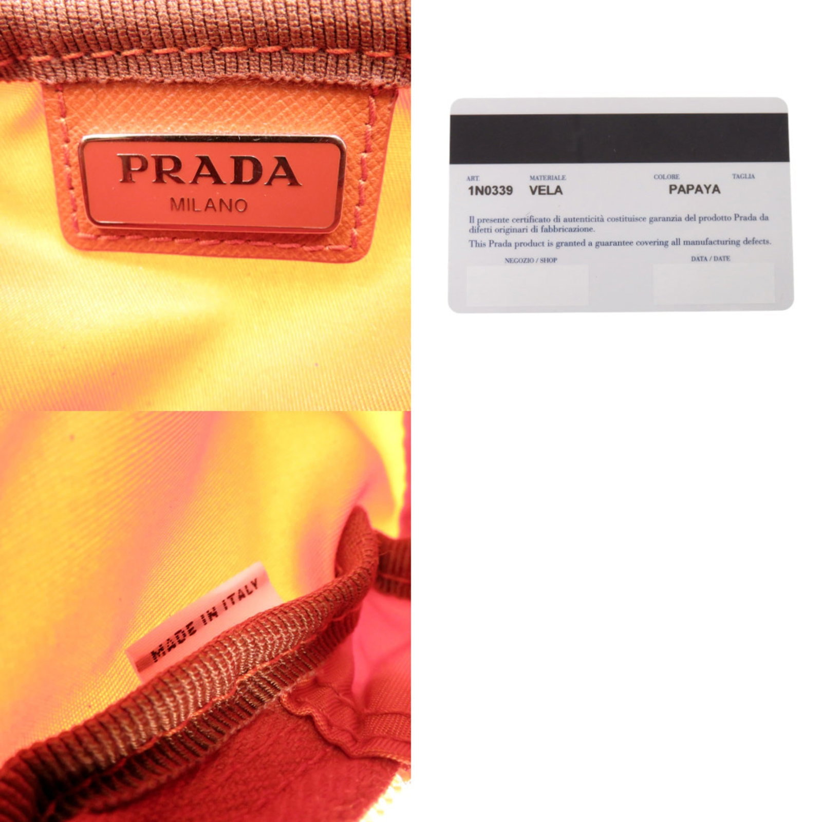 Pouch nylon handbag Prada - 7