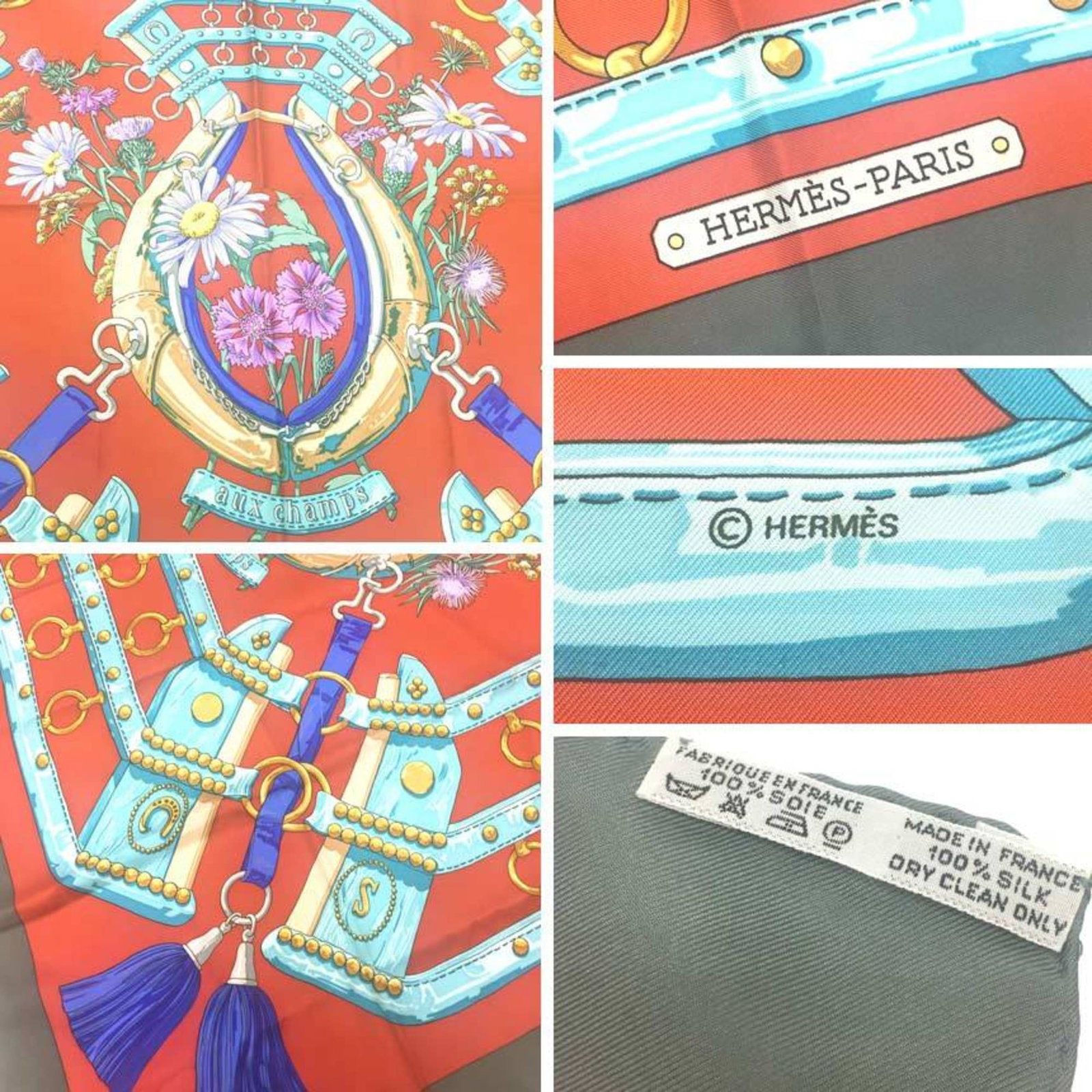 Silk scarf from Hermes - 2