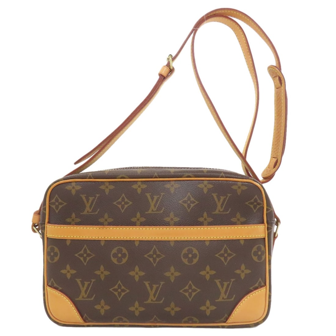 Louis Vuitton M51274 Trocadero 27 Shoulder Bag Monogram Canvas: Louis Vuitton M51274 Trocadero 27 Shoulder Bag Monogram Canvas Brown Monogram Canvas Shoulder Bag with Classic Design. This Louis Vuitton M51274 Trocadero bag features the iconic monogram canvas exter