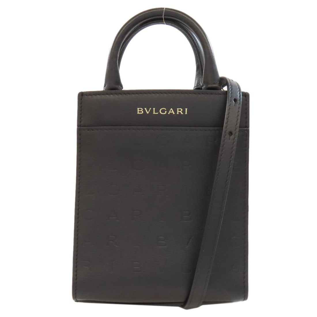 Bvlgari 2Way Handbag Leather (1 of 20)