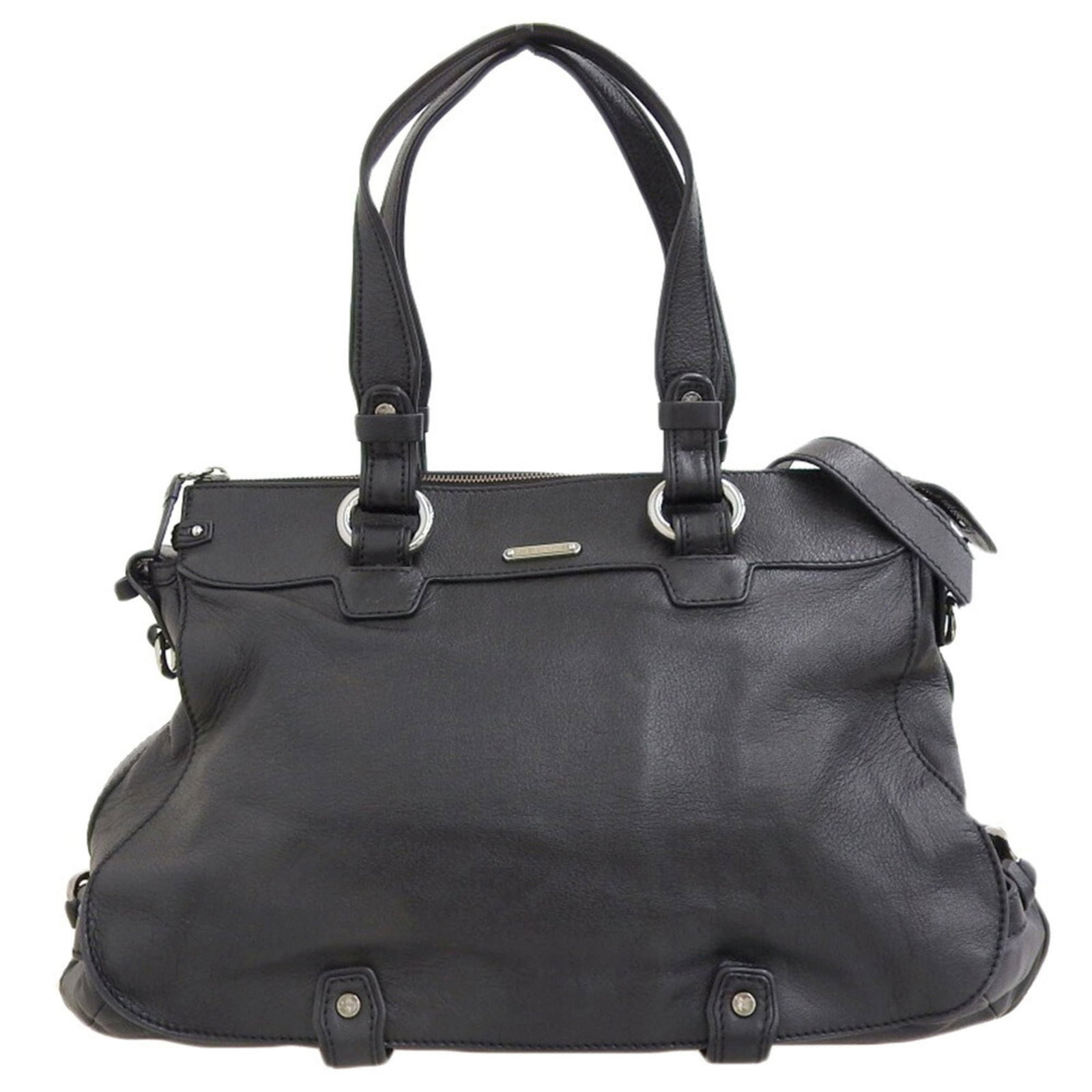 Celine Handbag Shoulder Bag Leather: Celine Handbag Shoulder Bag Leather This Celine leather shoulder bag features a timeless black design with clean lines and classic proportions. Made from high-quality leather, the bag has a few