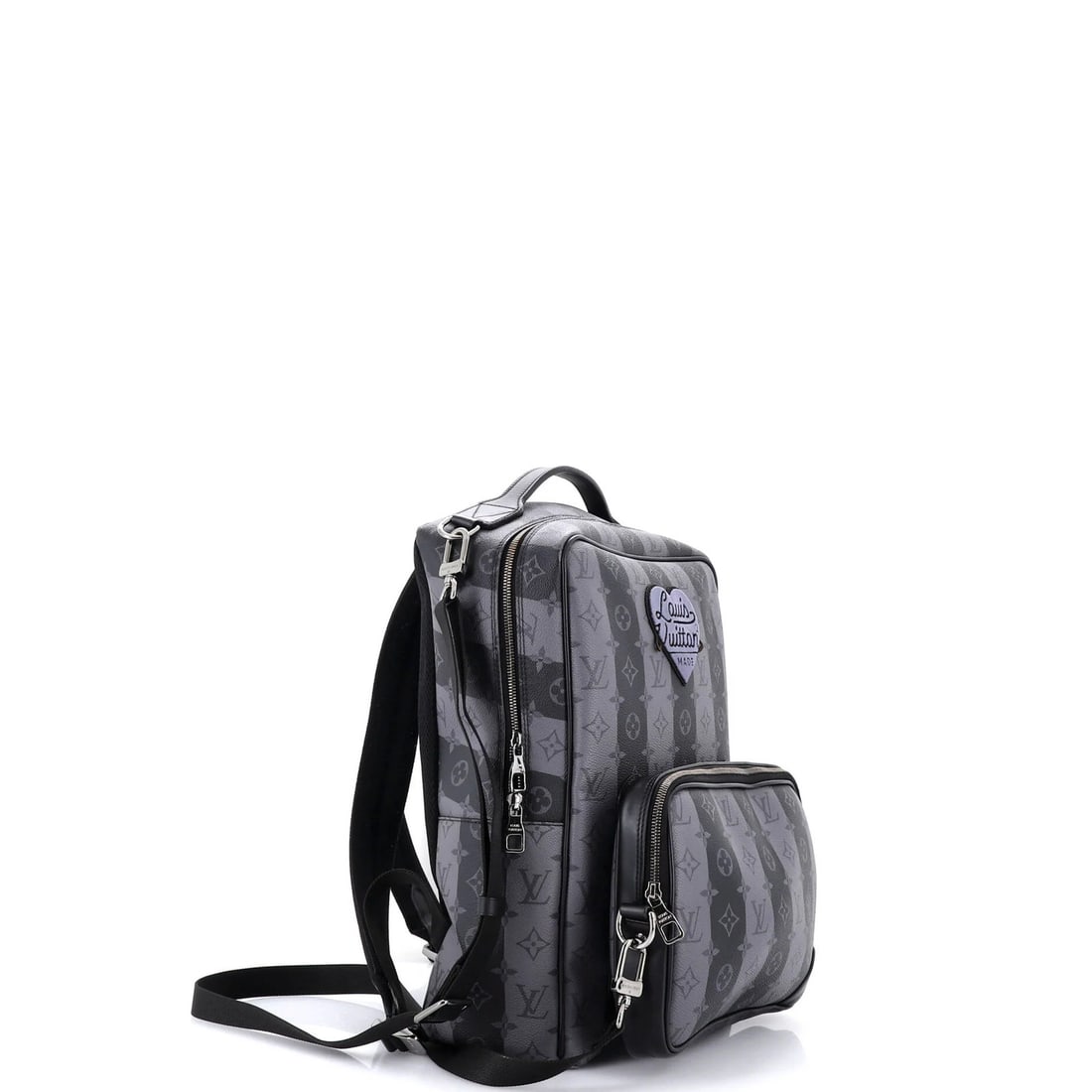 Louis Vuitton Nigo Eclipse Backpack Limited Edition Stripes Monogram - 2