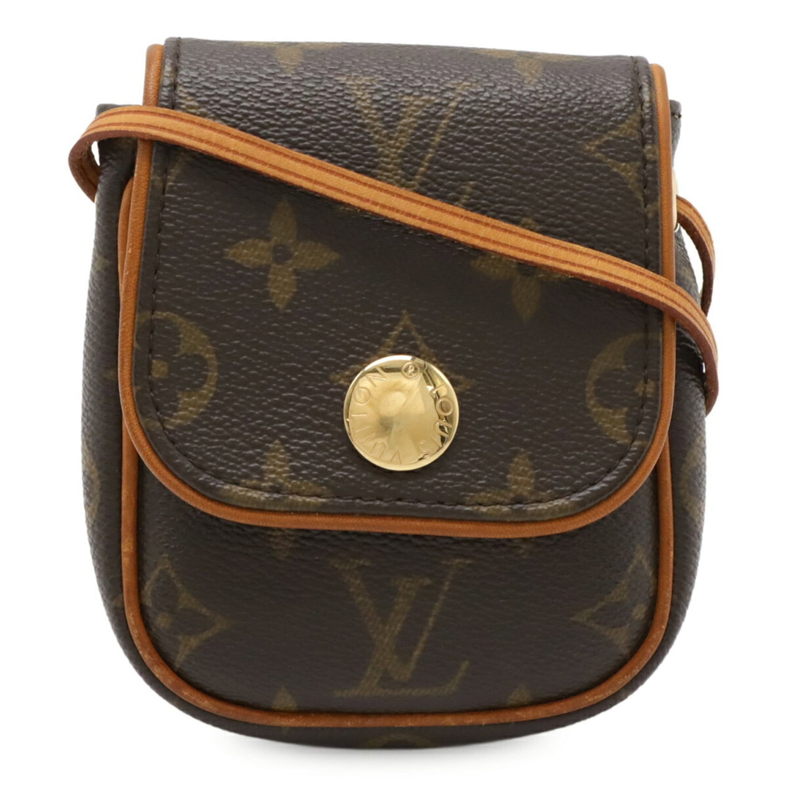 Louis Vuitton Pochette Pouch Shoulder Bag Monogram: Louis Vuitton Pochette Pouch Shoulder Bag Monogram Brown Monogram Louis Vuitton Pochette Pouch Shoulder Bag with Traces of Usage, Scratches / Dirt. This pre-owned shoulder bag features the iconic Mono