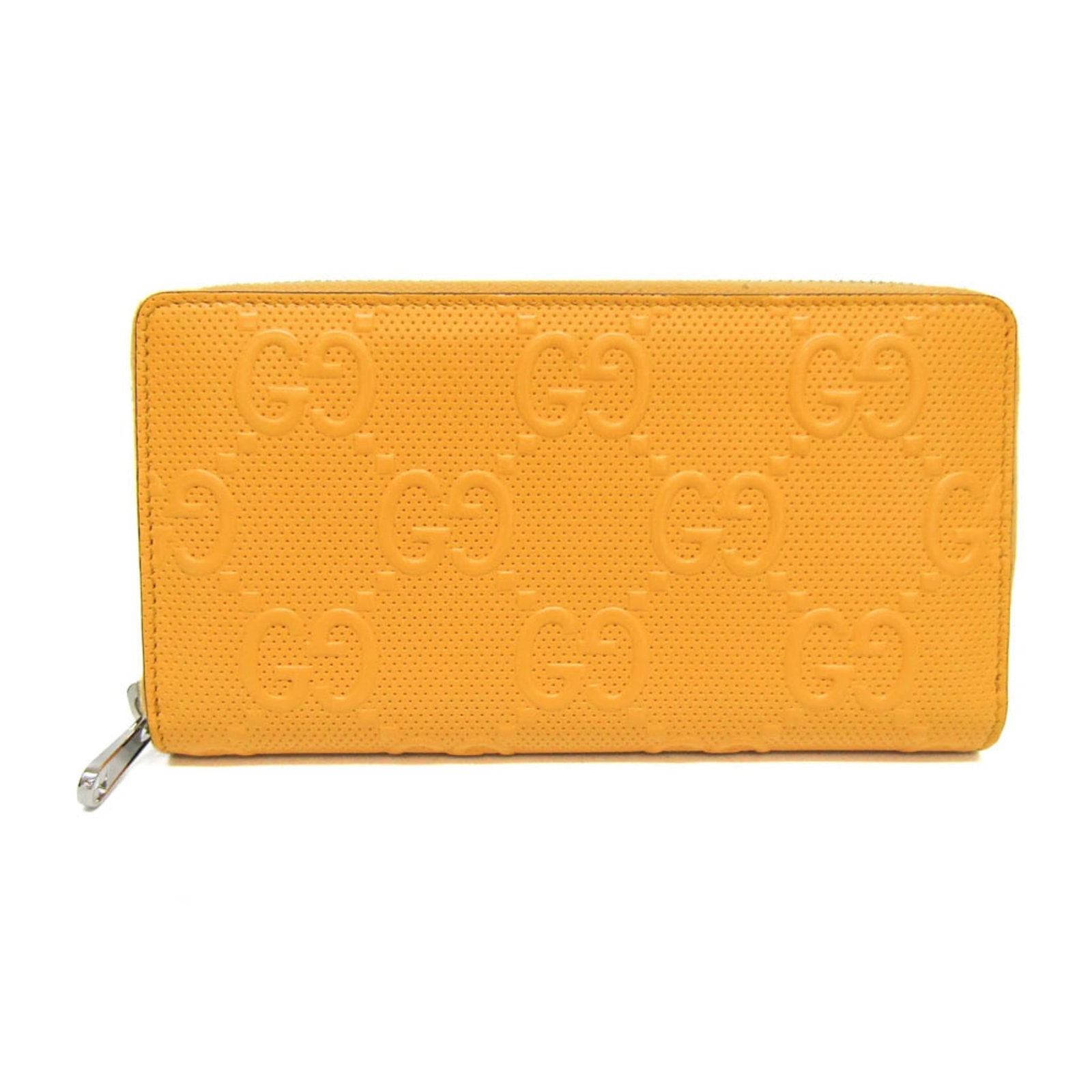 Long Wallet Leather Bi Fold Gucci: Long Wallet Leather Bi Fold Gucci Yellow Gucci Long Wallet Leather Bi Fold in Very Good Condition. This bi-fold wallet features high-quality leather and measures 9.5cm x 19cm x 3cm, making it a stylis