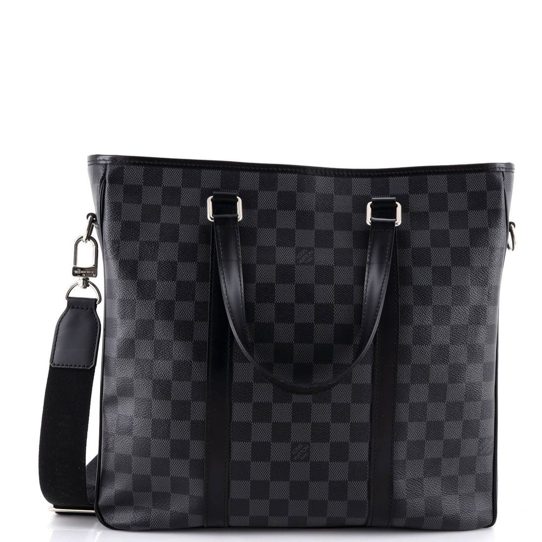 Tadao Handbag Graphite Damier Louis Vuitton: Tadao Handbag Graphite Damier Louis Vuitton Tadao Handbag Graphite Damier Louis Vuitton - A timeless and sophisticated tote in black canvas, featuring the iconic Damier Graphite pattern. With its