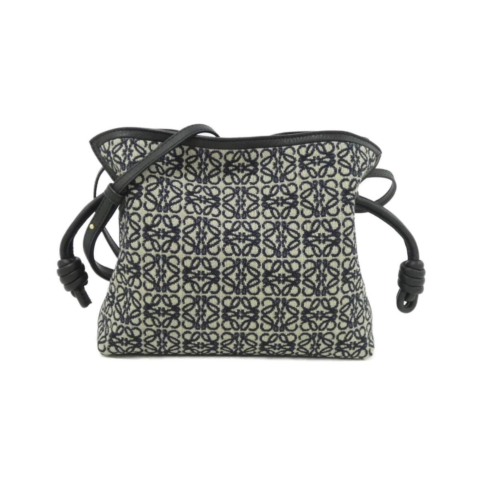 Canvas Handbag Leather: Canvas Handbag Leather Canvas Handbag in Black and Navy, featuring Calfskin Leather and Gold Hardware. This versatile handbag boasts a classic design with clean lines and a spacious interior, perfect