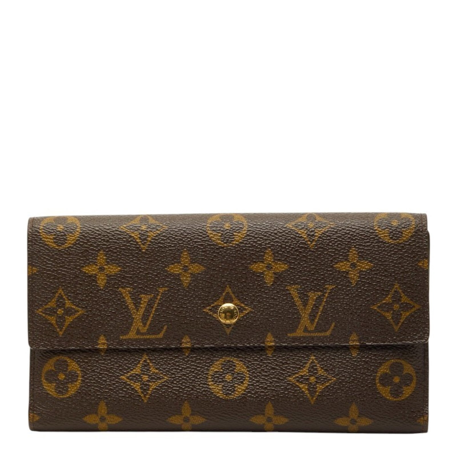 Vuitton Long Pvc Leather Wallet Bi Fold Louis: Vuitton Long Pvc Leather Wallet Bi Fold Louis Brown Louis Vuitton Long Pvc Leather Bi Fold Wallet with Traces of Usage. This used bi-fold wallet features pvc and leather materials, measuring 10cm x