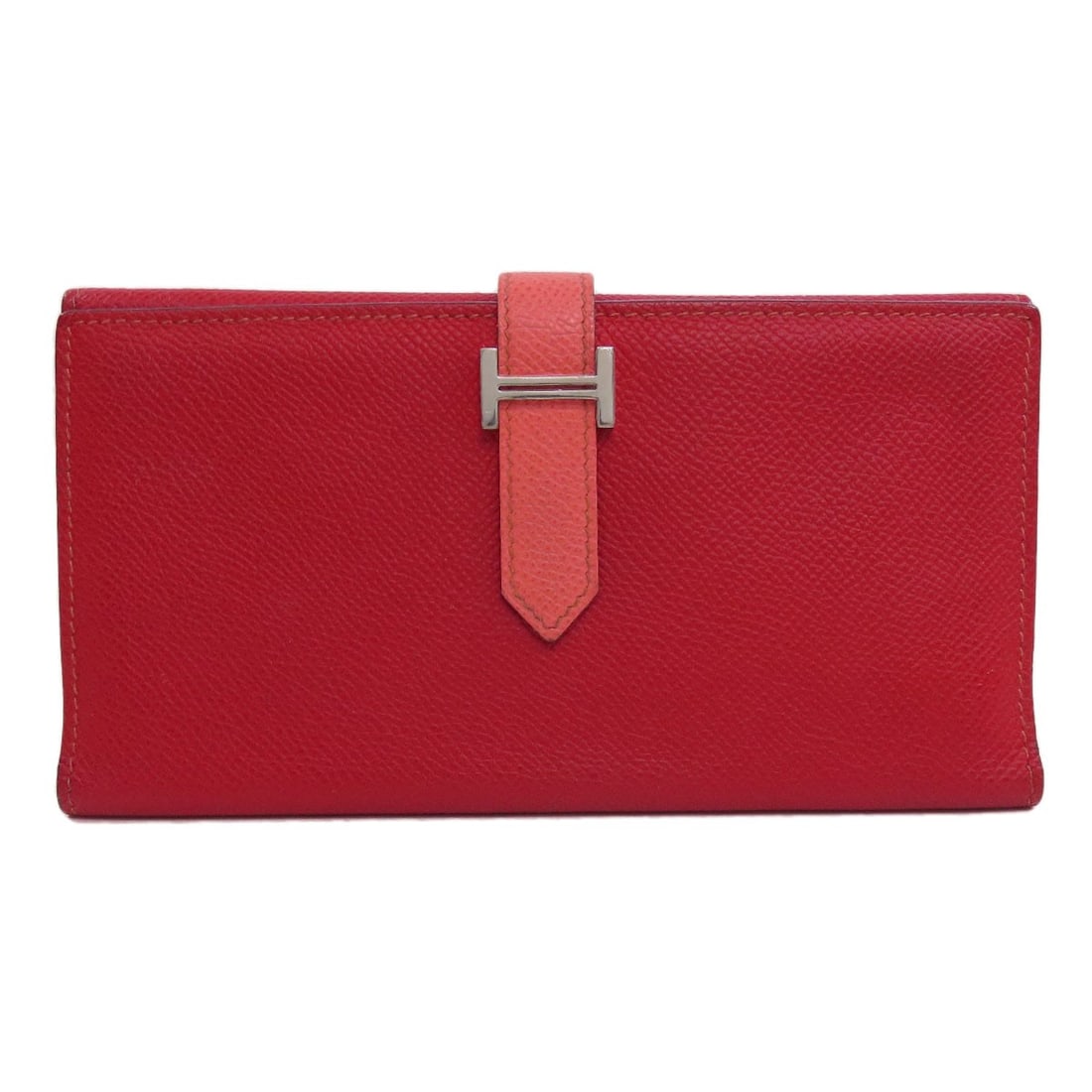 Hermes Bearn 2Plis Silverhardware Long Wallet (With Coin Pocket) Epsom (1 of 19)