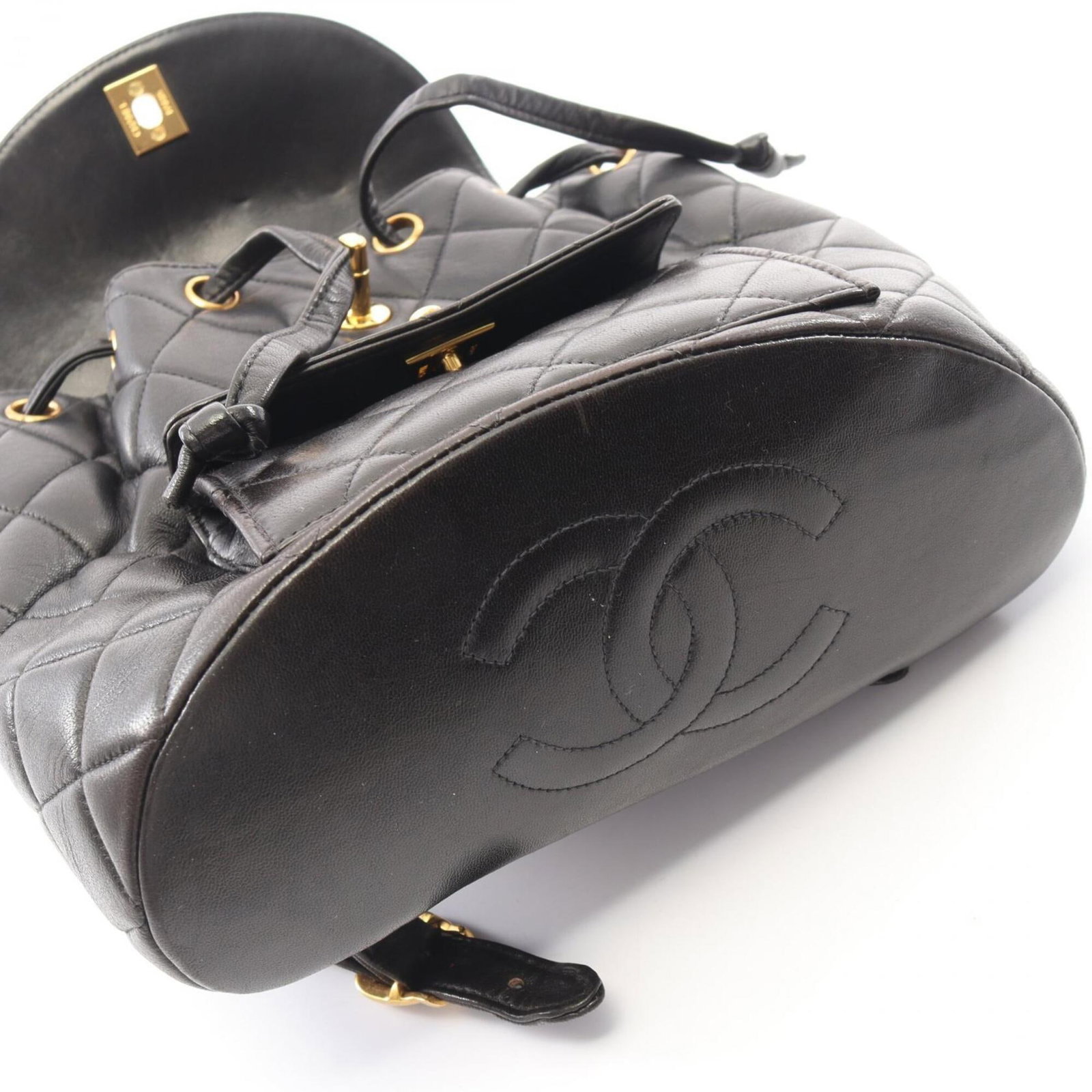 Handbag Leather Chanel Backpack - 7