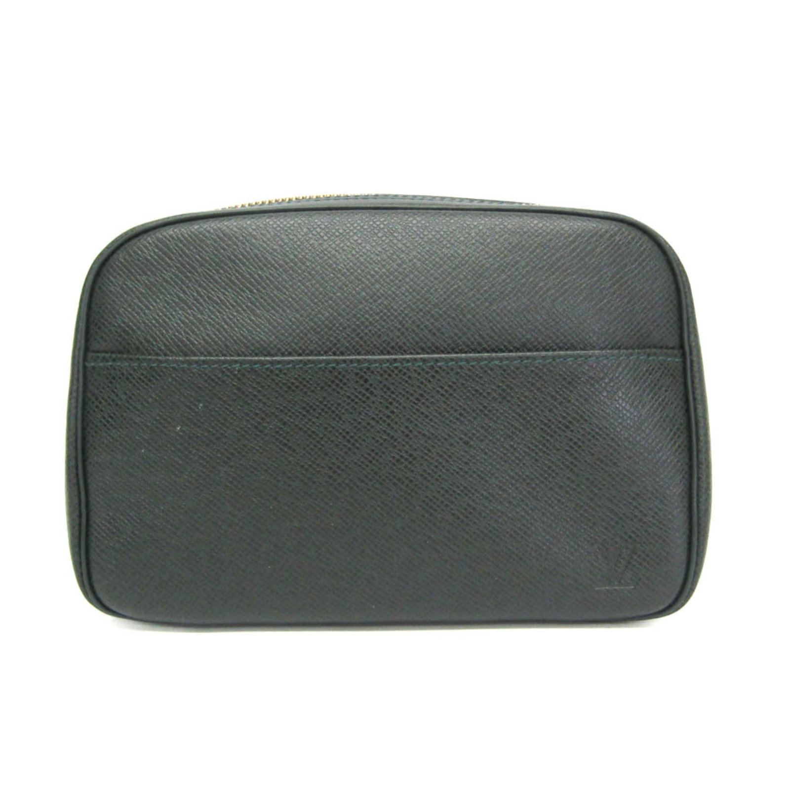 Taiga leather clutch bag pouch from Louis Vuitton: Taiga leather clutch bag pouch from Louis Vuitton Taiga leather clutch bag pouch from Louis Vuitton features Episea closure and an open pocket for added convenience. Made from high-quality Taiga