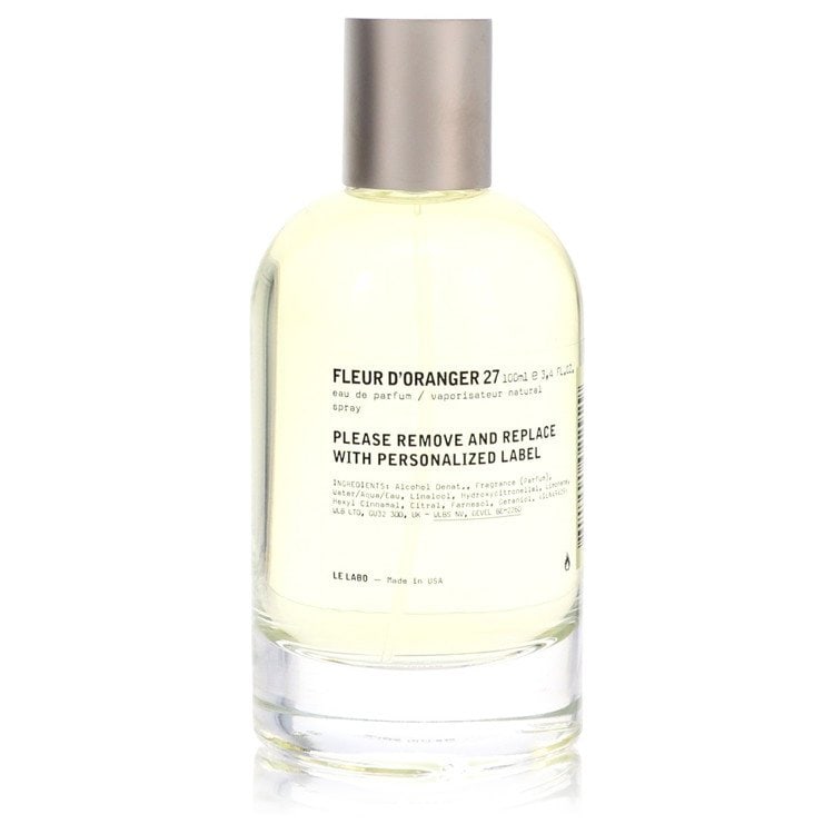 Le Labo Fleur D'oranger 27 Perfume By Le Labo Eau De Parfum Spray (unboxed): Le Labo Fleur D'oranger 27 Perfume By Le Labo Eau De Parfum Spray (unboxed) Le Labo Fleur D'oranger 27 Perfume By Le Labo Eau De Parfum Spray (unboxed) - A 3.4 oz eau de parfum spray featuring the sig