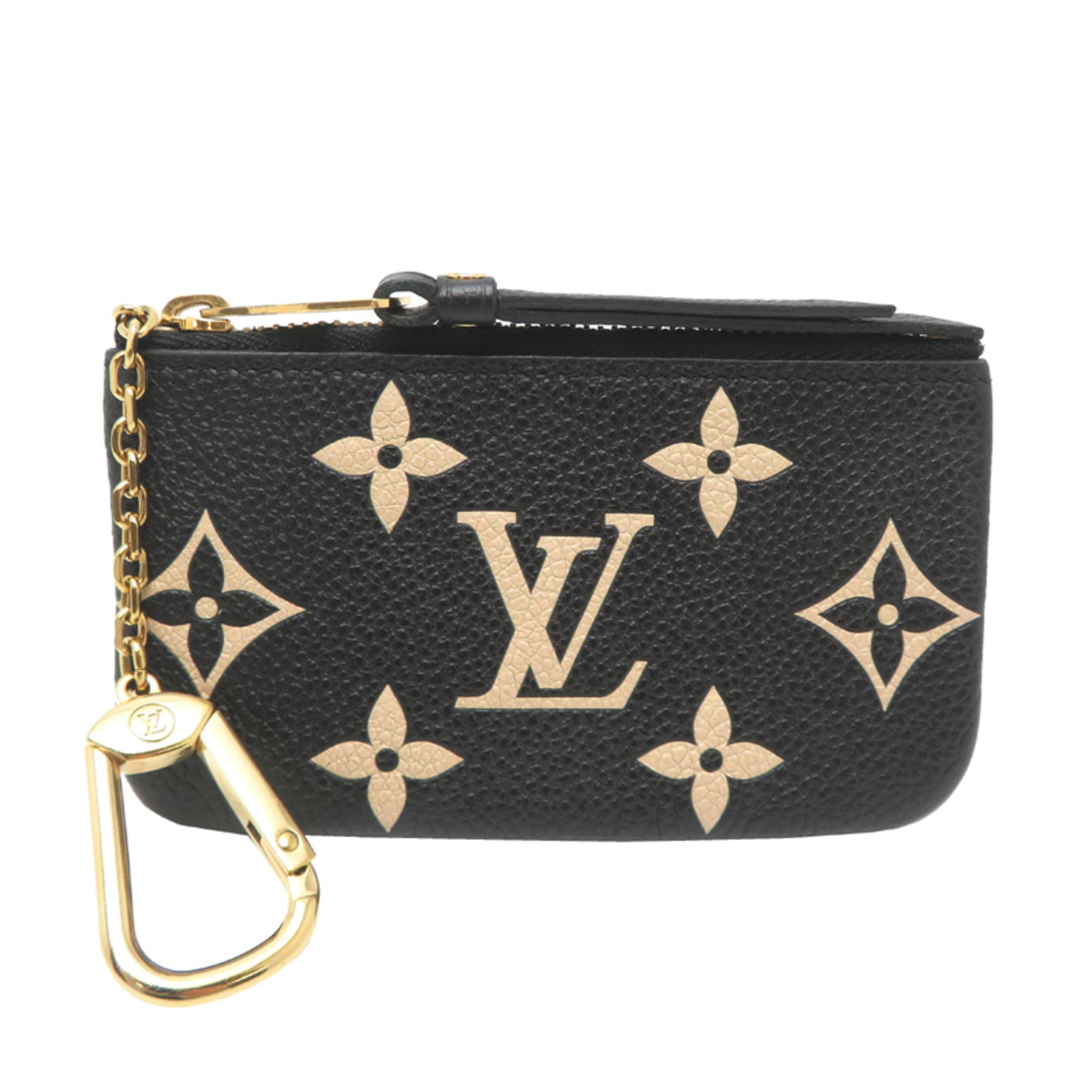 Coin Case Monogram Empreinte Louis Vuitton Purse: Coin Case Monogram Empreinte Louis Vuitton Purse Monogram Empreinte Louis Vuitton Coin Case features the iconic bicolor, black design. This used coin purse measures 6.5cm x 11.5cm x 5.00mm and
