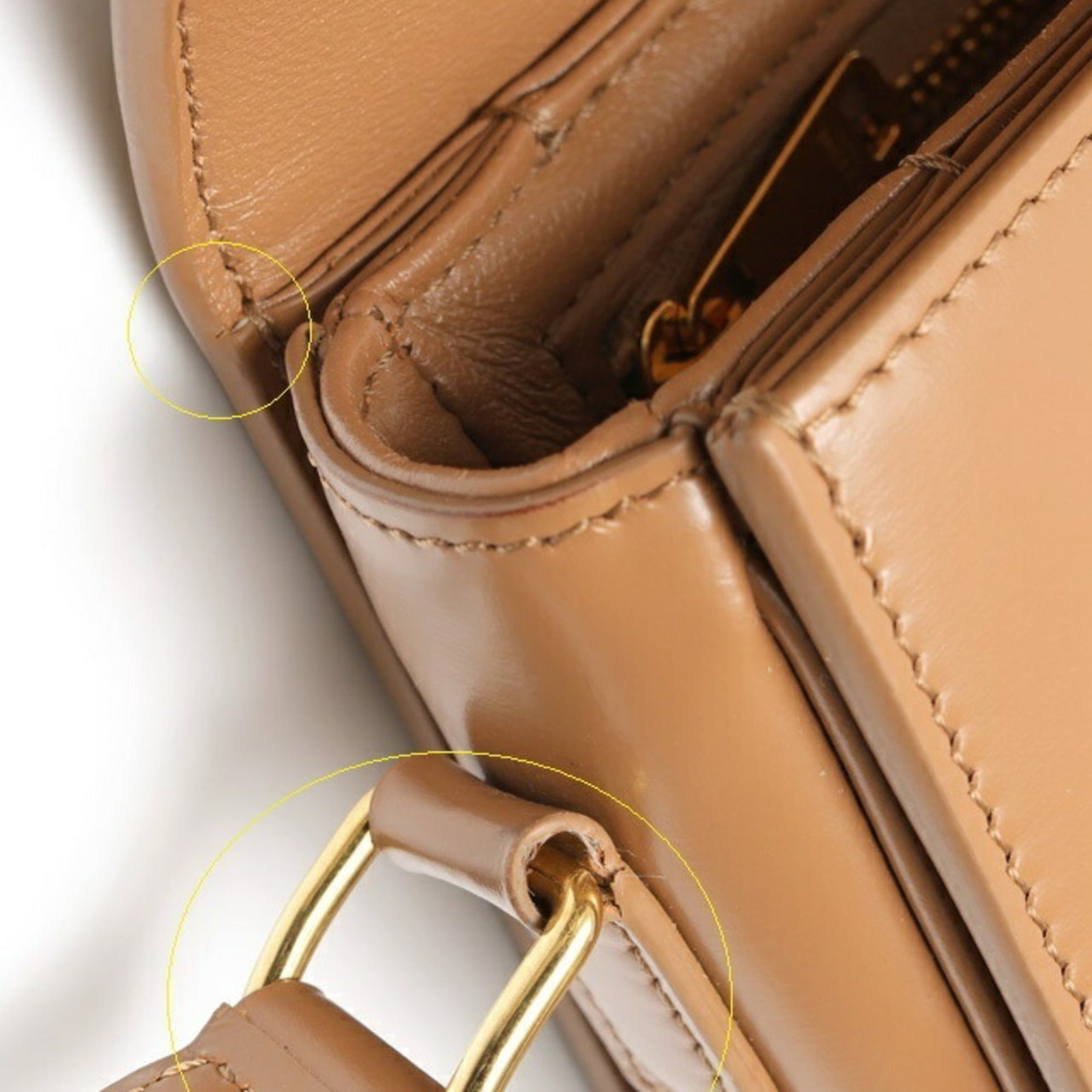 Celine bag shoulder leather - 7