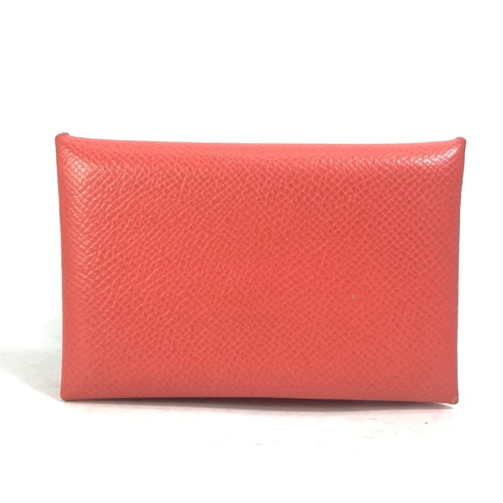 Hermes Business Card Case Epsom Leather: Hermes Business Card Case Epsom Leather Epsom Leather business card case from Herm?s, featuring a bold red color. This used item shows traces of usage and minor scratches/dirt, but remains in good con