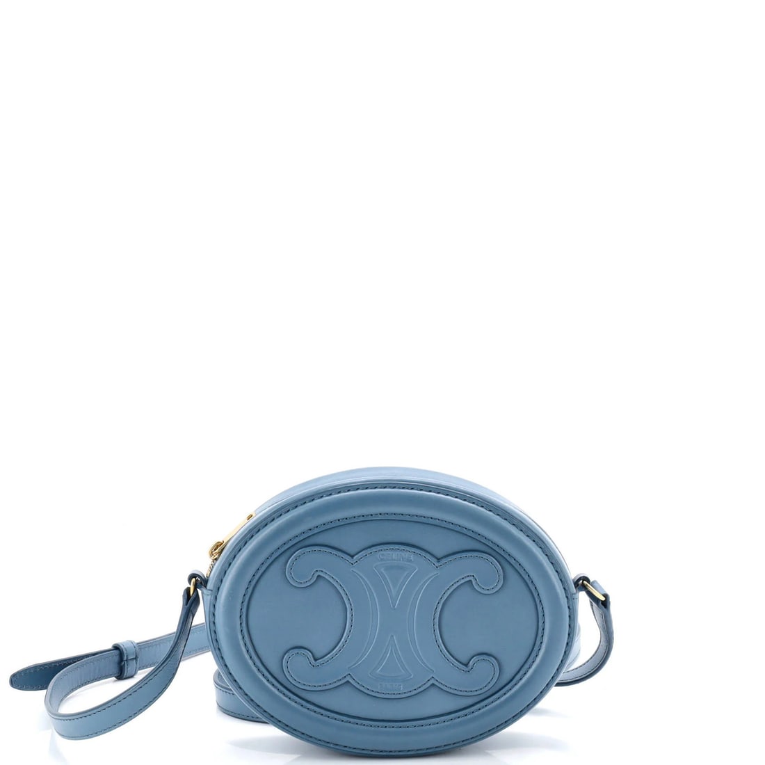 Triomphe Crossbody Bag Celine Mini Leather Oval (1 of 5)