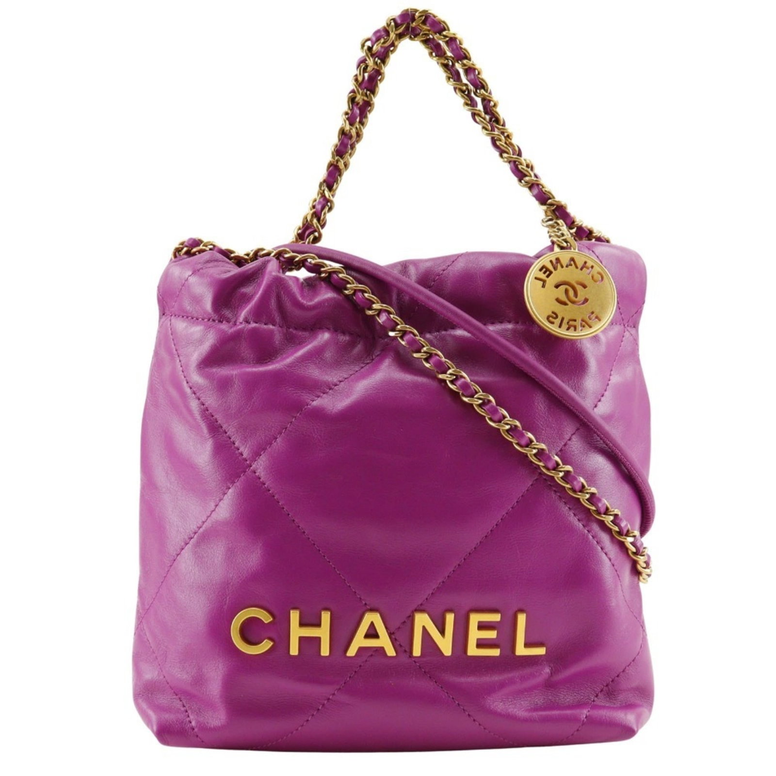 Chanel Handbag Shoulder Bag Leather (1 of 11)
