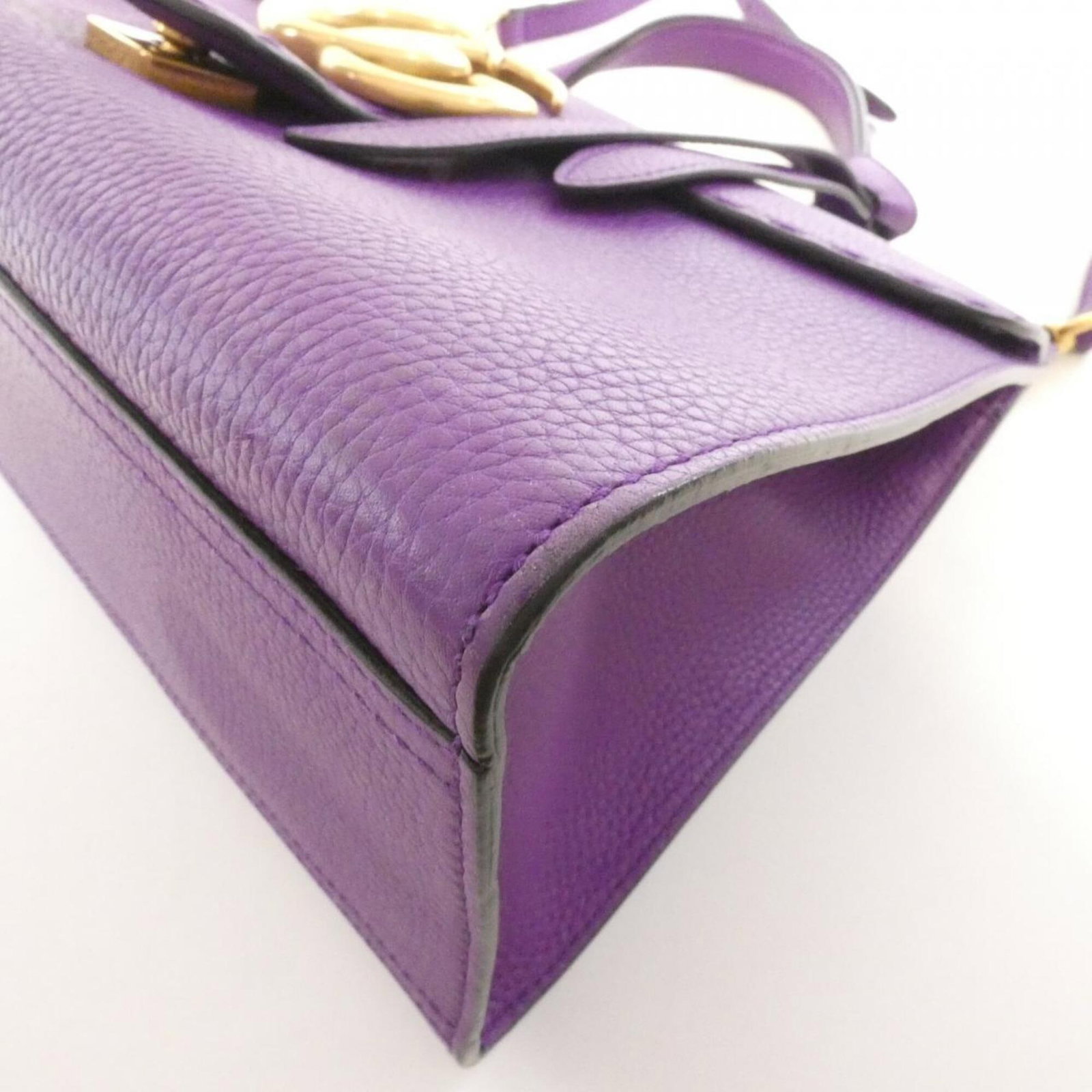 Handbag Leather Gucci - 3
