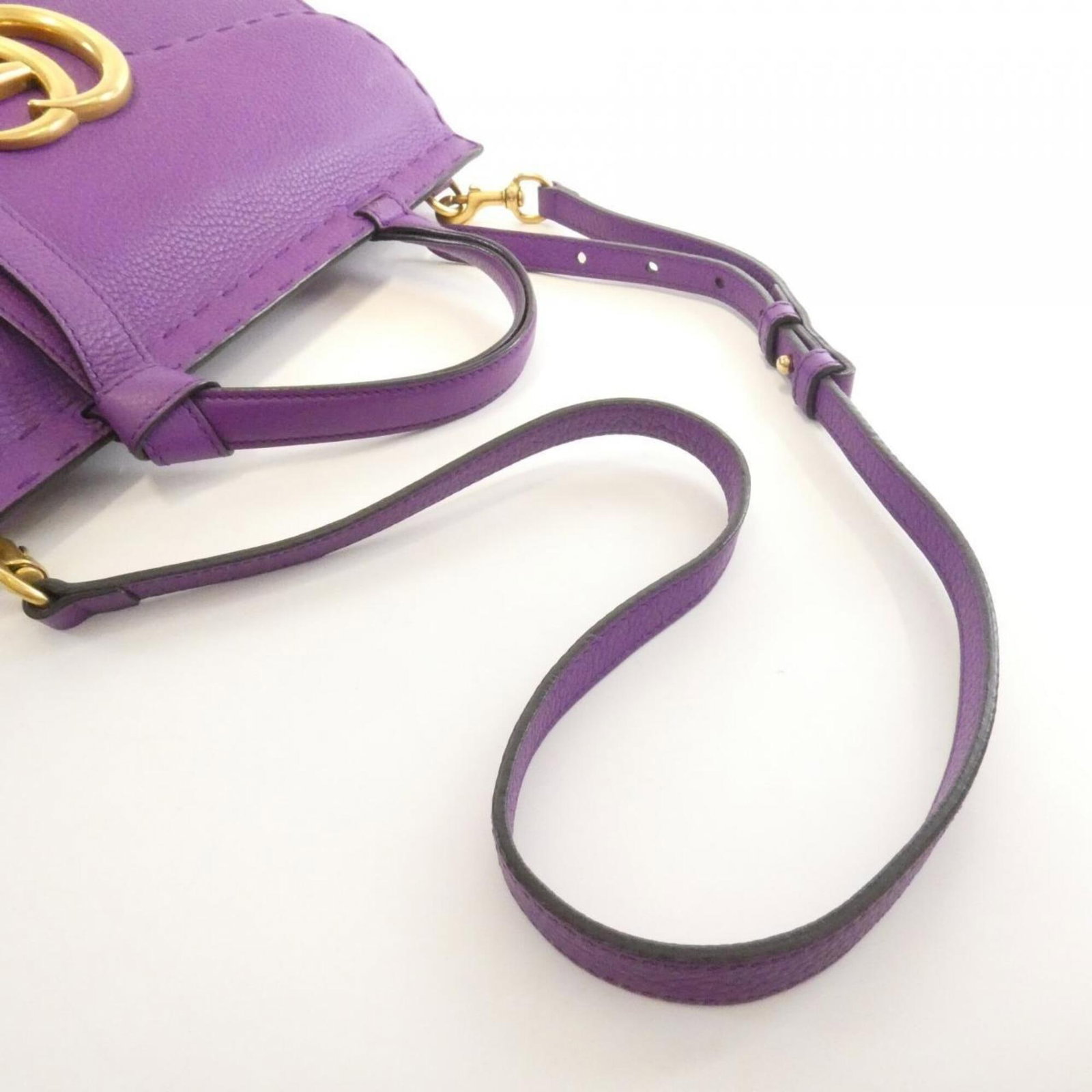 Handbag Leather Gucci - 6