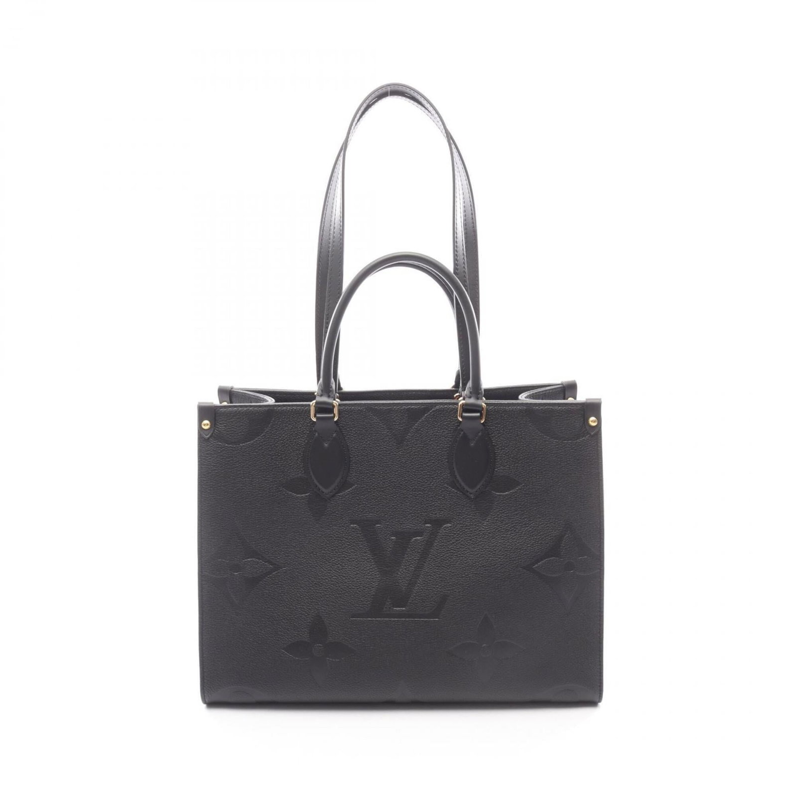 Vuitton Louis Empreinte Monogram Handbag Tote: Vuitton Louis Empreinte Monogram Handbag Tote Monogram Empreinte pattern adds a touch of timeless elegance to this Louis Vuitton tote bag, featuring the iconic Louis Vuitton logo. Made from high-quali