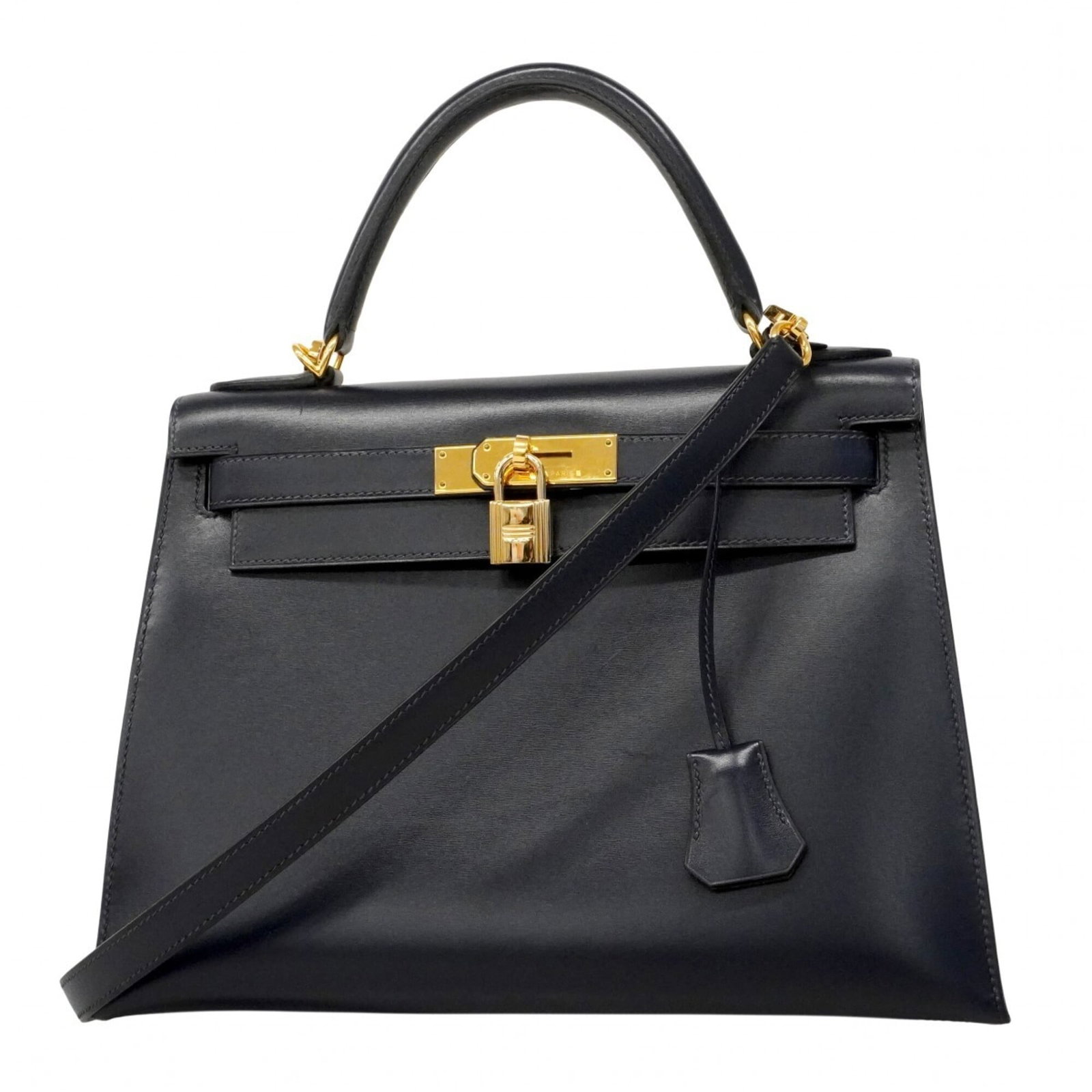 Calf leather box handbag Hermes (1 of 13)