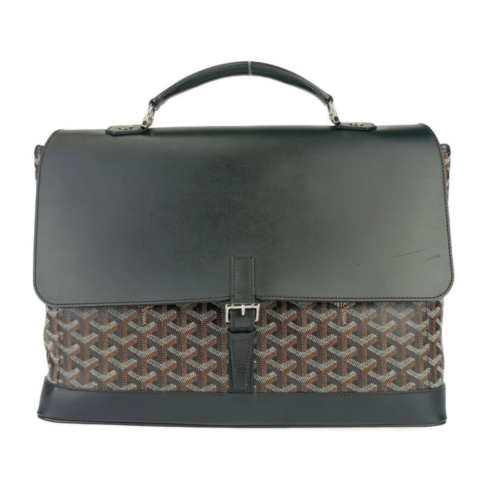 Goyard Leather Briefcase Tote PVC Handbag (1 of 10)