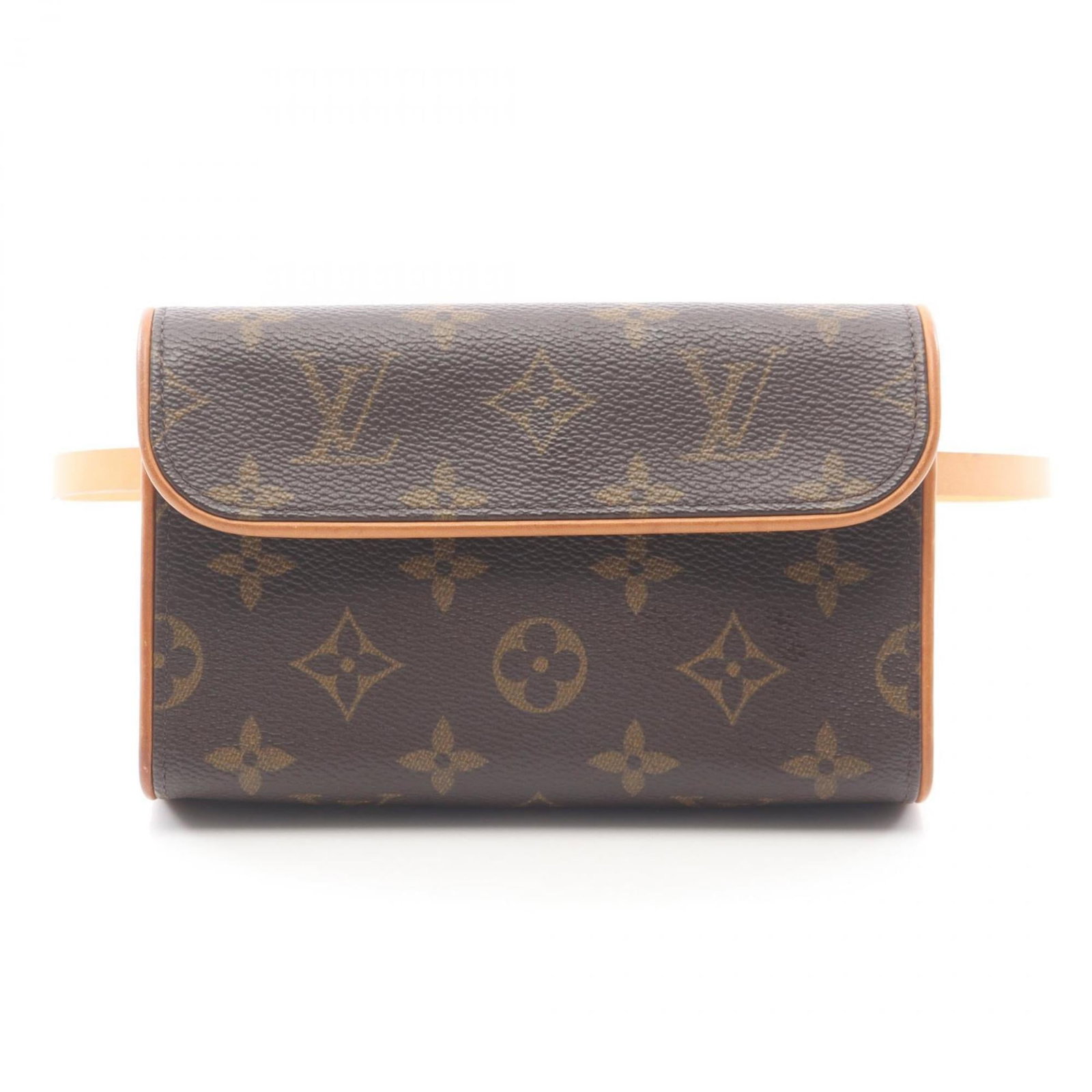 Canvas Leather Fanny Sling Bag Louis Vuitton Coated: Canvas Leather Fanny Sling Bag Louis Vuitton Coated Used Louis Vuitton Coated Canvas Leather Fanny Sling Bag in Brown, featuring the iconic monogram pattern. This bag has a few traces of usage and