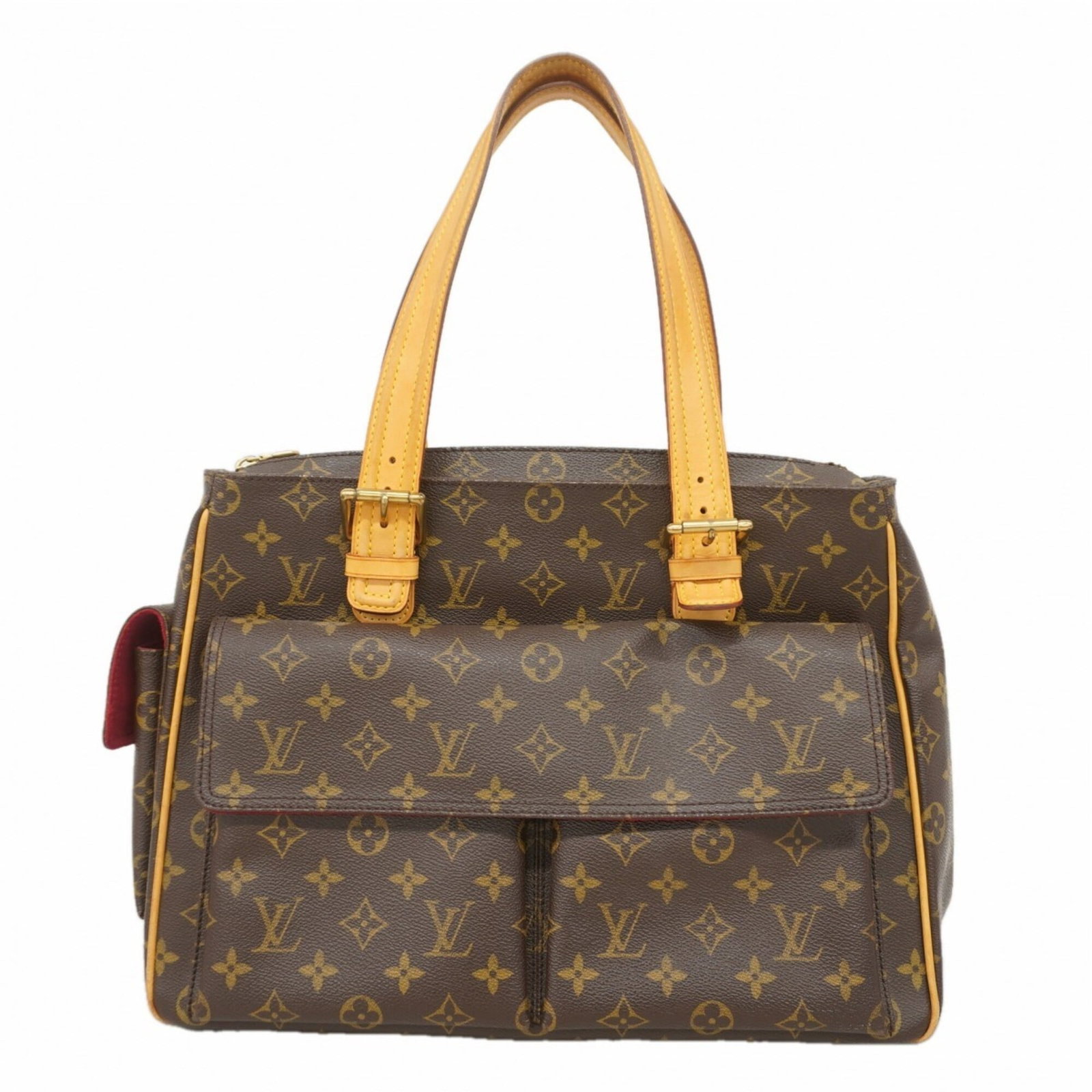 Louis Vuitton Tote Bag: Louis Vuitton Tote Bag Brown Louis Vuitton Tote Bag for Women, 27.5cm x 37cm x 11.5cm. This used tote bag features the iconic brown color and classic design of Louis Vuitton, with traces of usage