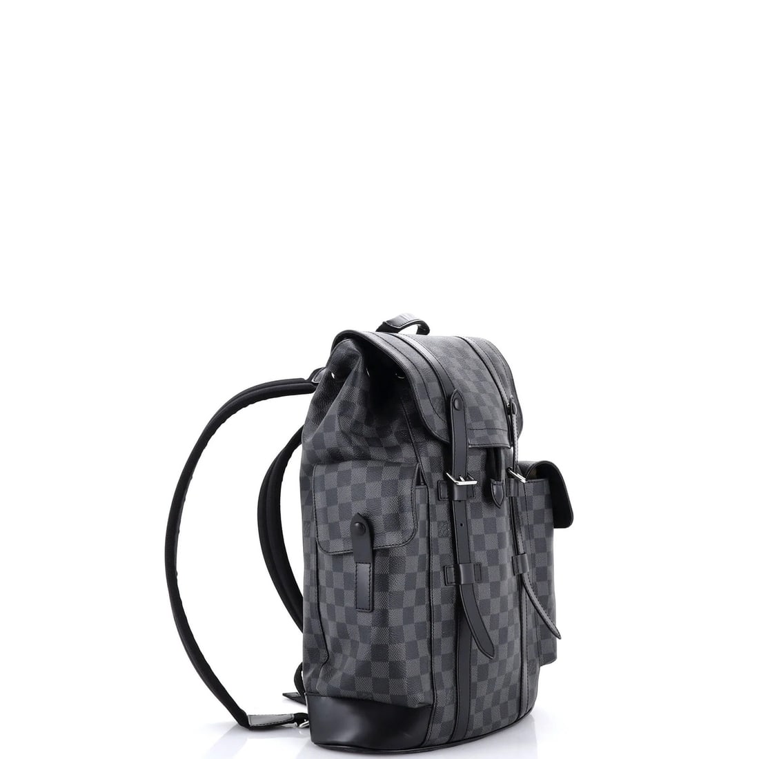 Christopher Louis Vuitton Damier Backpack Graphite PM - 2
