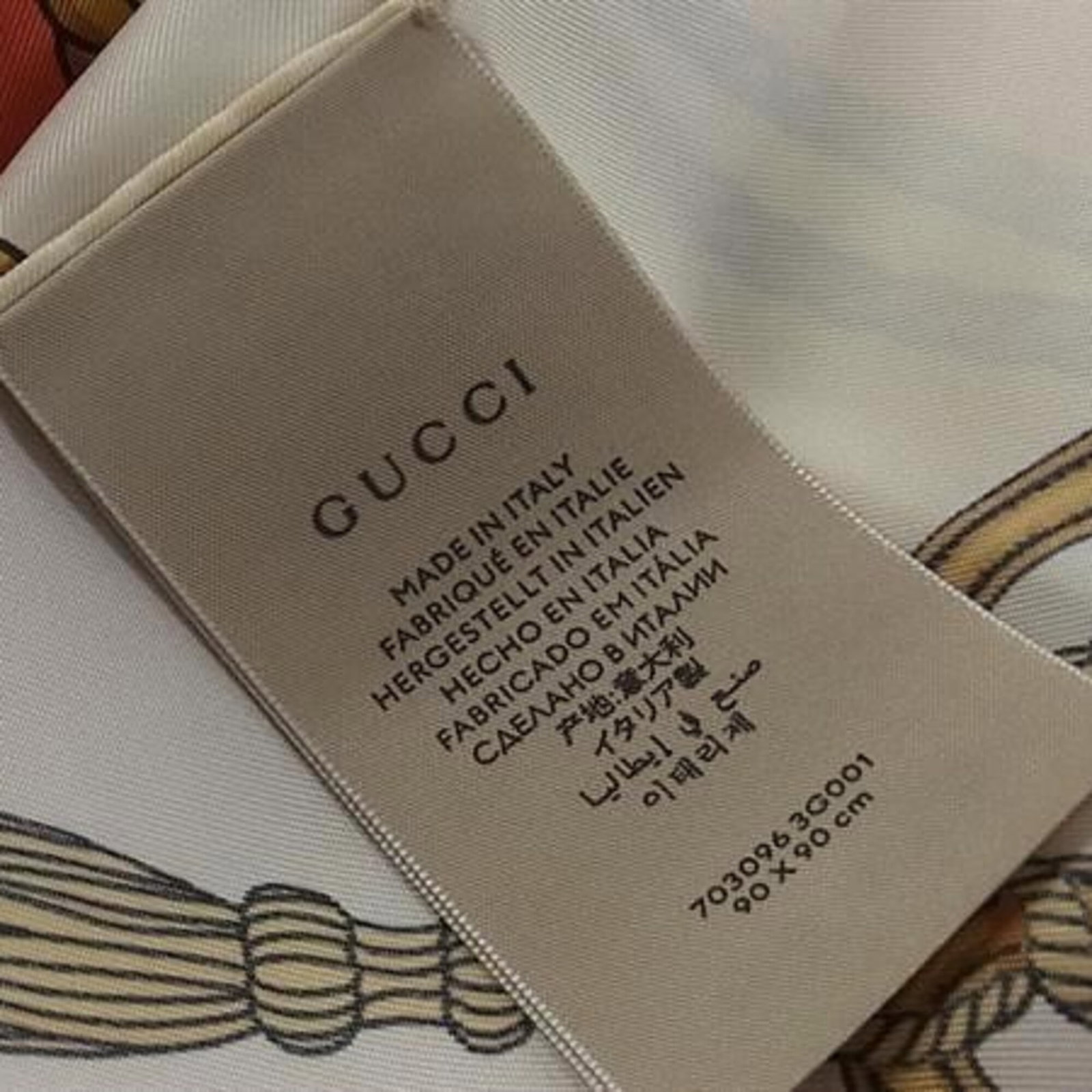 Gucci silk scarf - 5