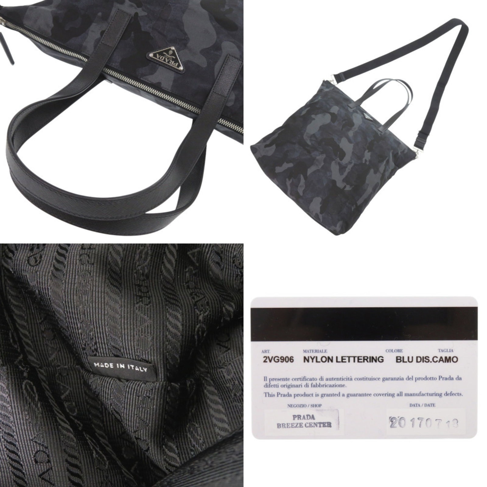 Nylon bag tote Prada - 9