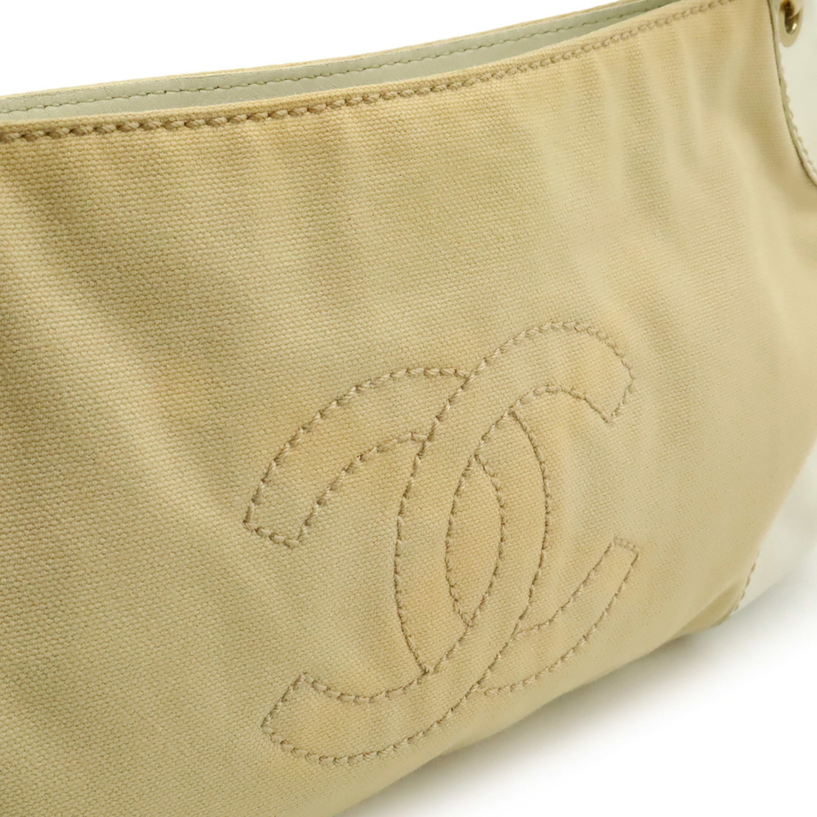 Canvas Leather Bag Chanel Shoulder - 9