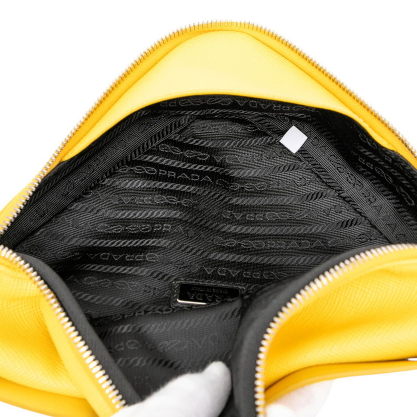 Leather Shoulder Bag Prada - 4