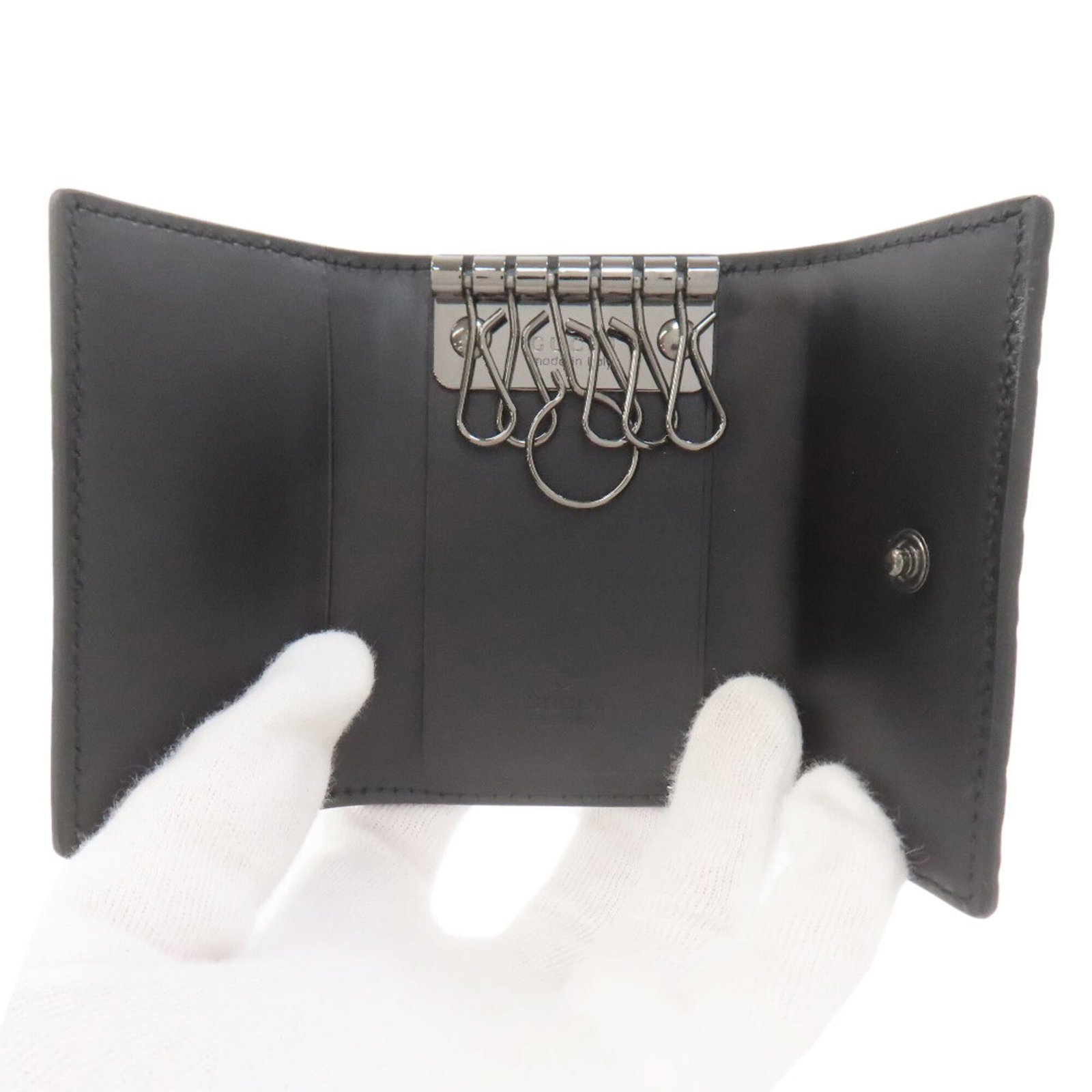 Keycase Leather Gucci - 4