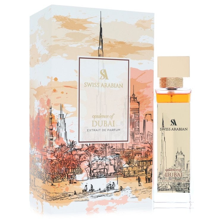 Swiss Arabian Opulence Of Dubai Perfume By Swiss Arabian Extrait De Parfum Spray (Unisex): Swiss Arabian Opulence Of Dubai Perfume By Swiss Arabian Extrait De Parfum Spray (Unisex) Swiss Arabian Opulence Of Dubai Extrait De Parfum Spray is an Extrait De Parfum Spray available in a 3.4 oz