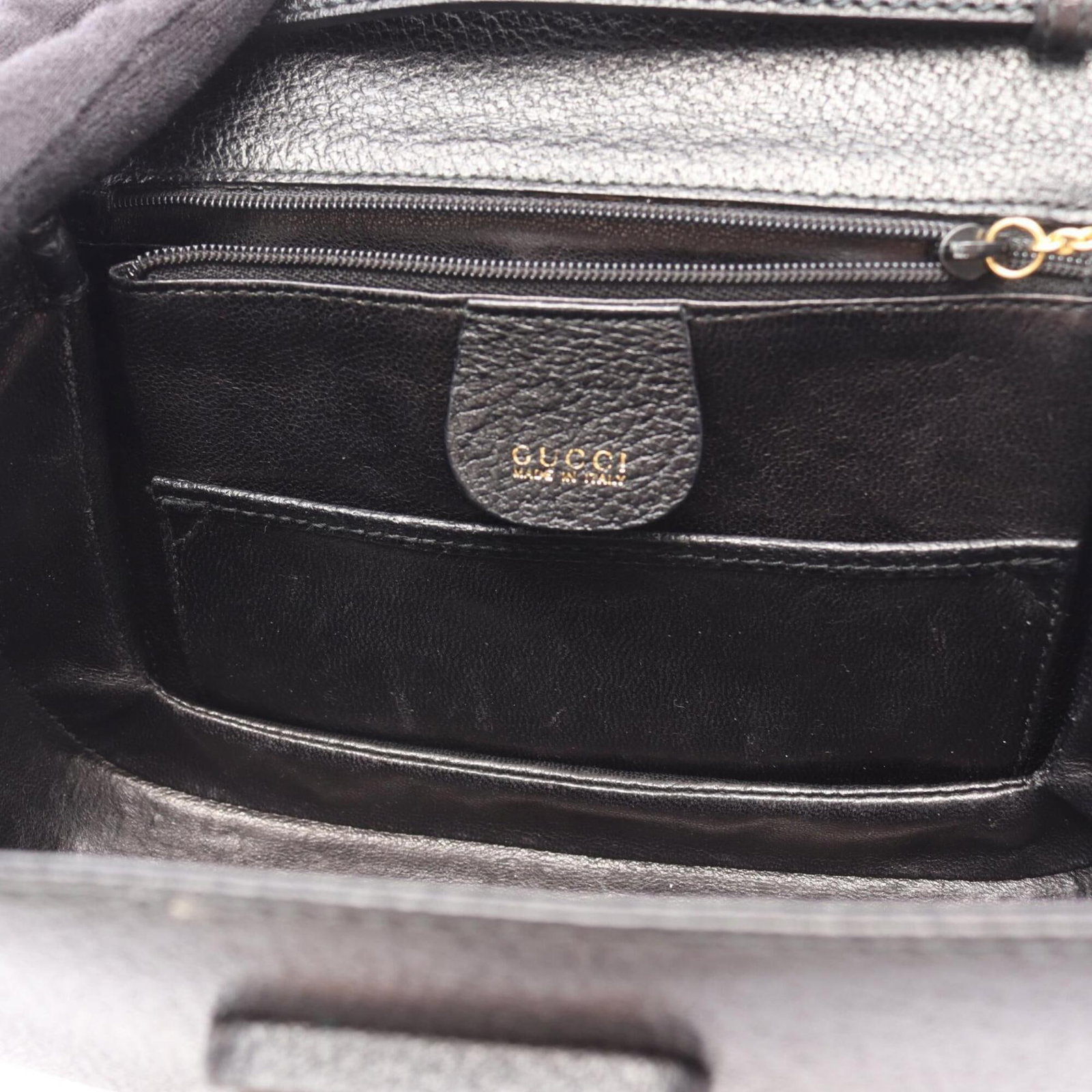 Handbag Leather Gucci - 5