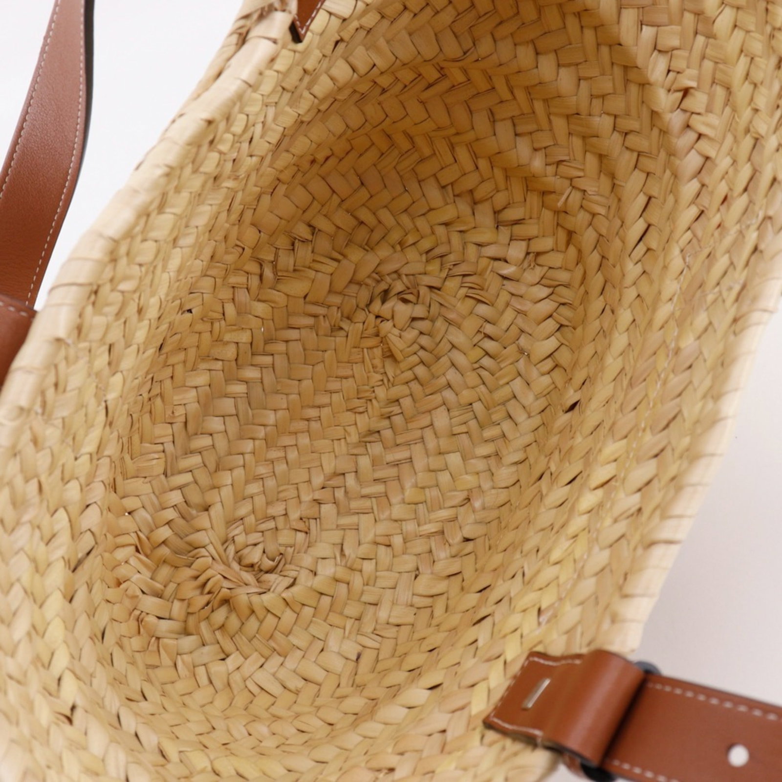 Loewe Raffia Tote Leather Bag - 6