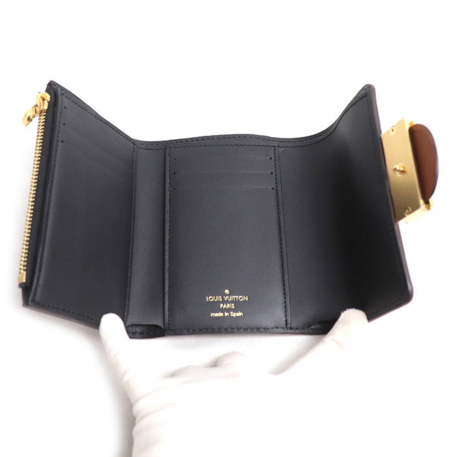 Vuitton Louis Monogram Reverse Tri Fold Wallet - 3