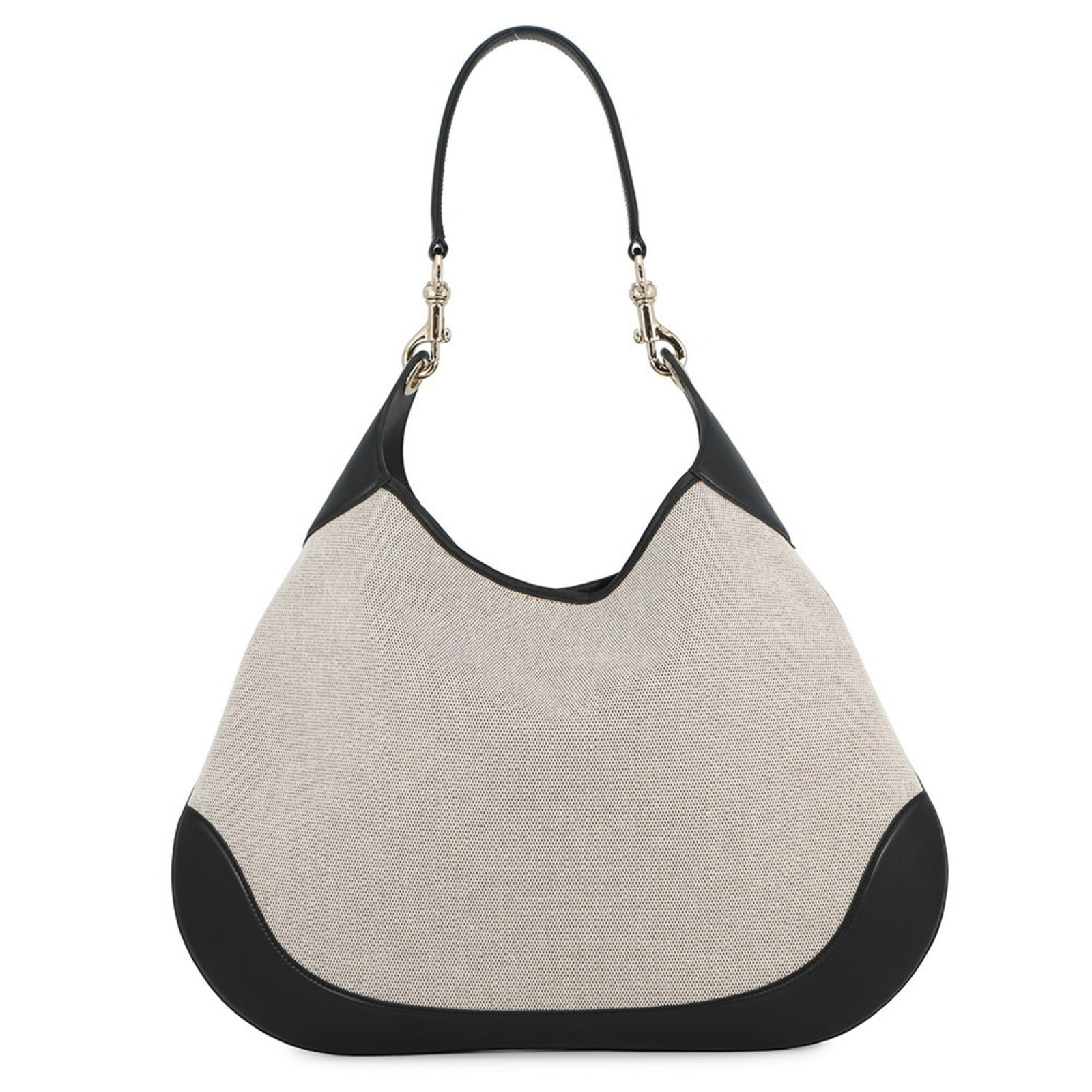 Canvas Handbag Leather Tote Bag Gucci Shoulder: Canvas Handbag Leather Tote Bag Gucci Shoulder Canvas Handbag Leather Tote Bag Gucci Shoulder - A stylish and versatile tote bag in beige canvas with leather accents, featuring champagne gold