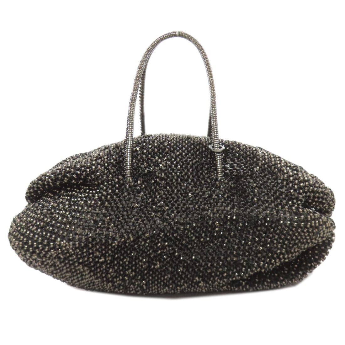 Wire Bag Pvc Anteprima Handbag: Wire Bag Pvc Anteprima Handbag Bronze PVC Handbag with Distinctive Style. This Wire Bag Anteprima Handbag boasts an eye-catching bronze exterior made from durable PVC material, setting it apart from