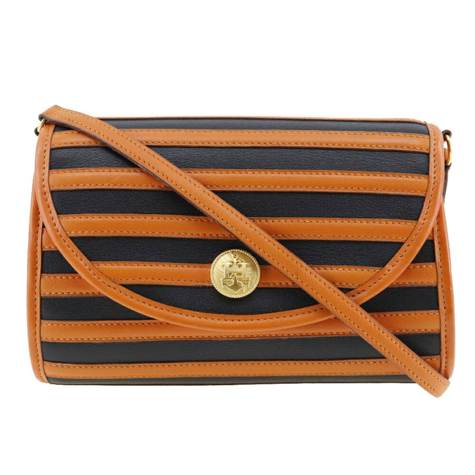 Hermes Shoulder Bag Leather: Hermes Shoulder Bag Leather Black and Orange Hermes Shoulder Bag Leather, featuring a sleek design with a classic black leather exterior and vibrant orange accents. This versatile shoulder bag