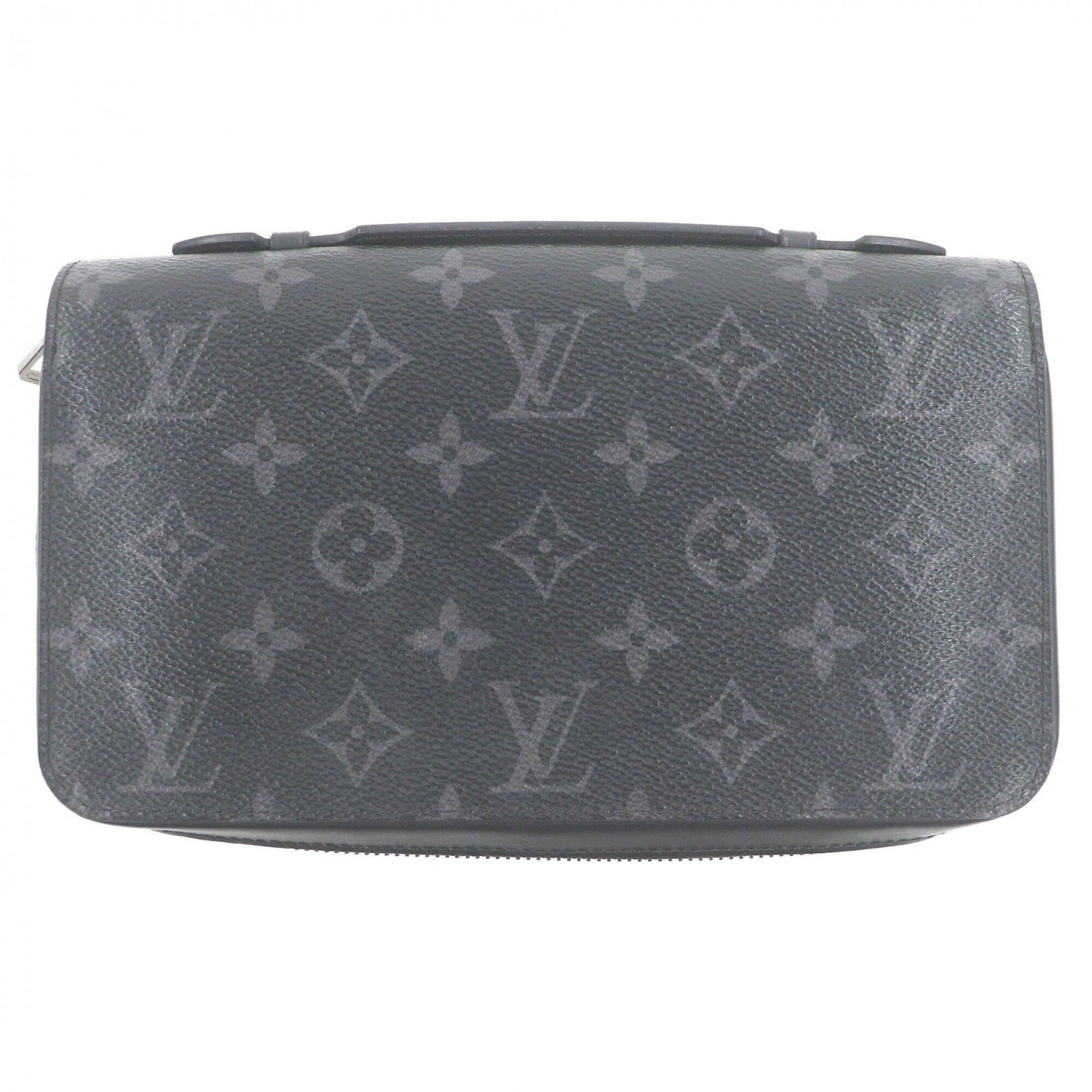 Long Bi Fold Monogram Canvas Wallet Louis Vuitton: Long Bi Fold Monogram Canvas Wallet Louis Vuitton Monogram Eclipse canvas in black, the iconic Louis Vuitton design takes center stage on this long bi-fold wallet. With its sleek 13cm x 22cm