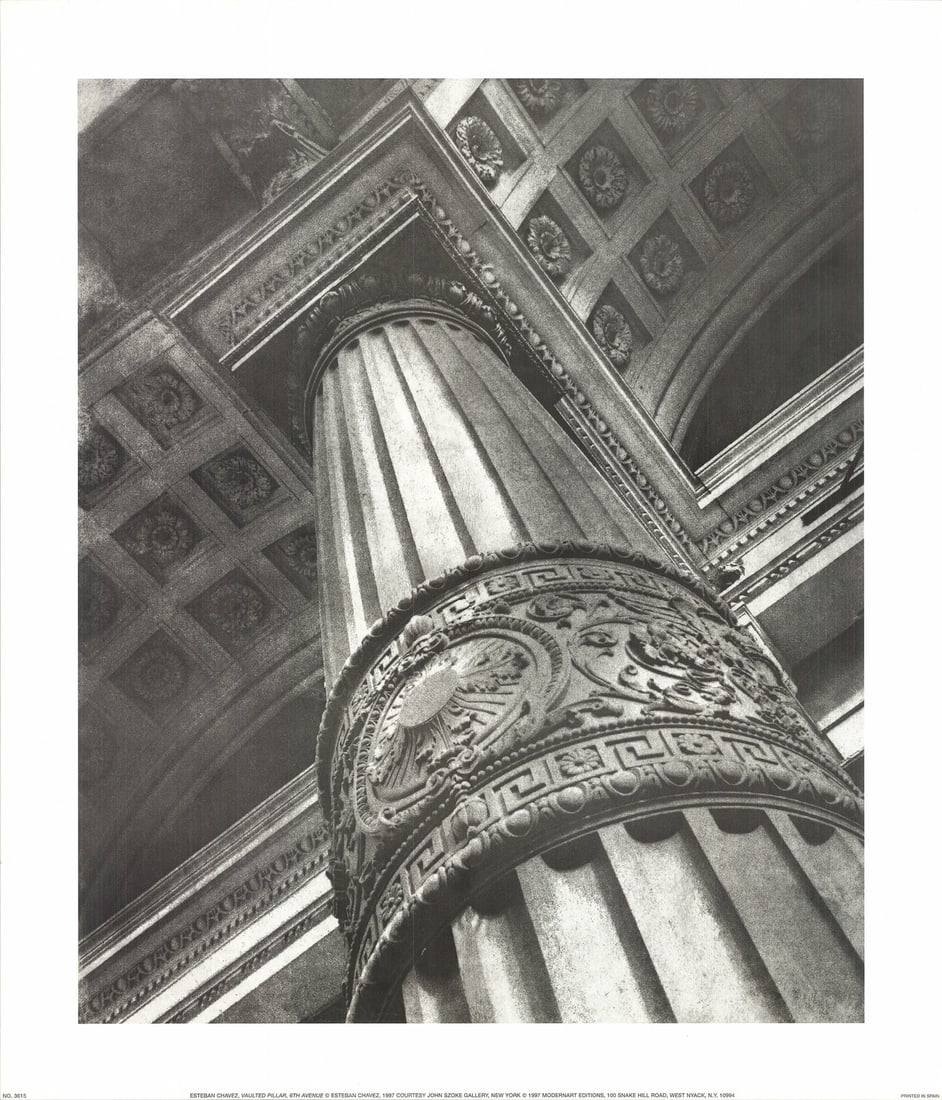 Pillar 1997 Photo Offset Lithograph 6th Avenue 28" x 24" ESTEBAN CHAVEZ Vaulted (1 of 1)