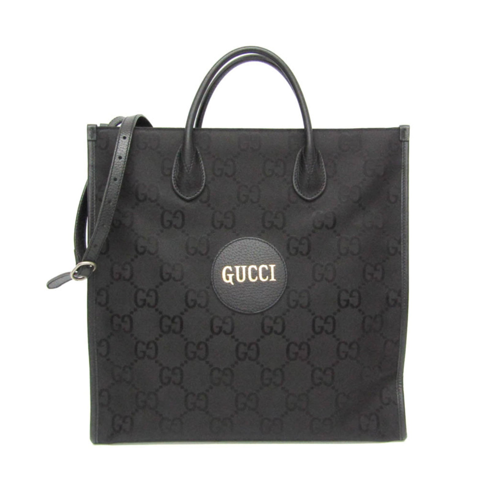 Gucci Handbag Shoulder Bag Nylon Canvas Leather (1 of 15)