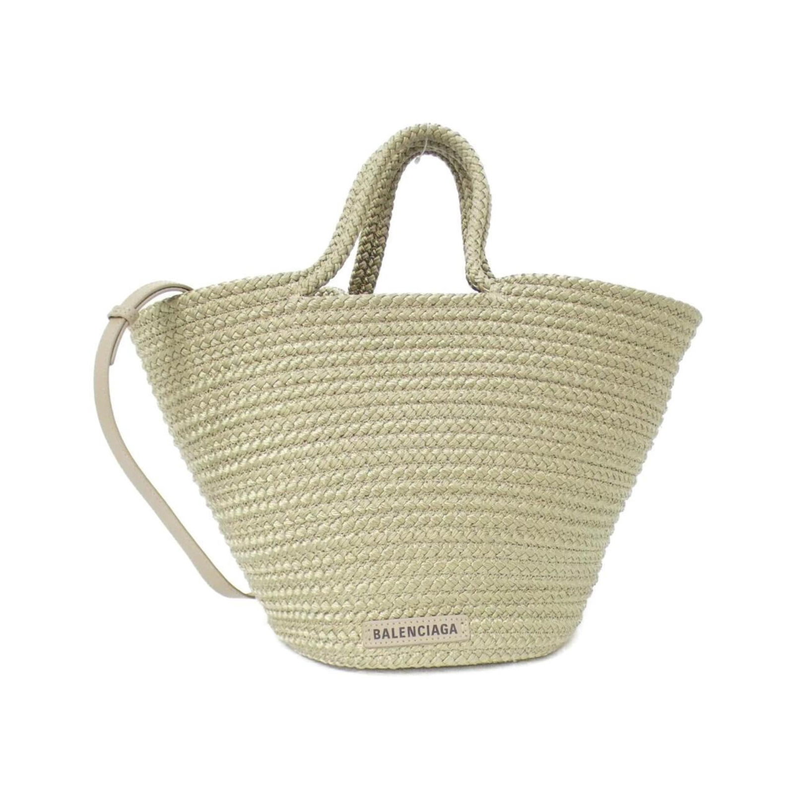 Handbag Nylon Balenciaga: Handbag Nylon Balenciaga Balenciaga's nylon handbag boasts a timeless design, with its classic shape and neutral beige color. The bag's durable nylon material has been well-loved but remains in